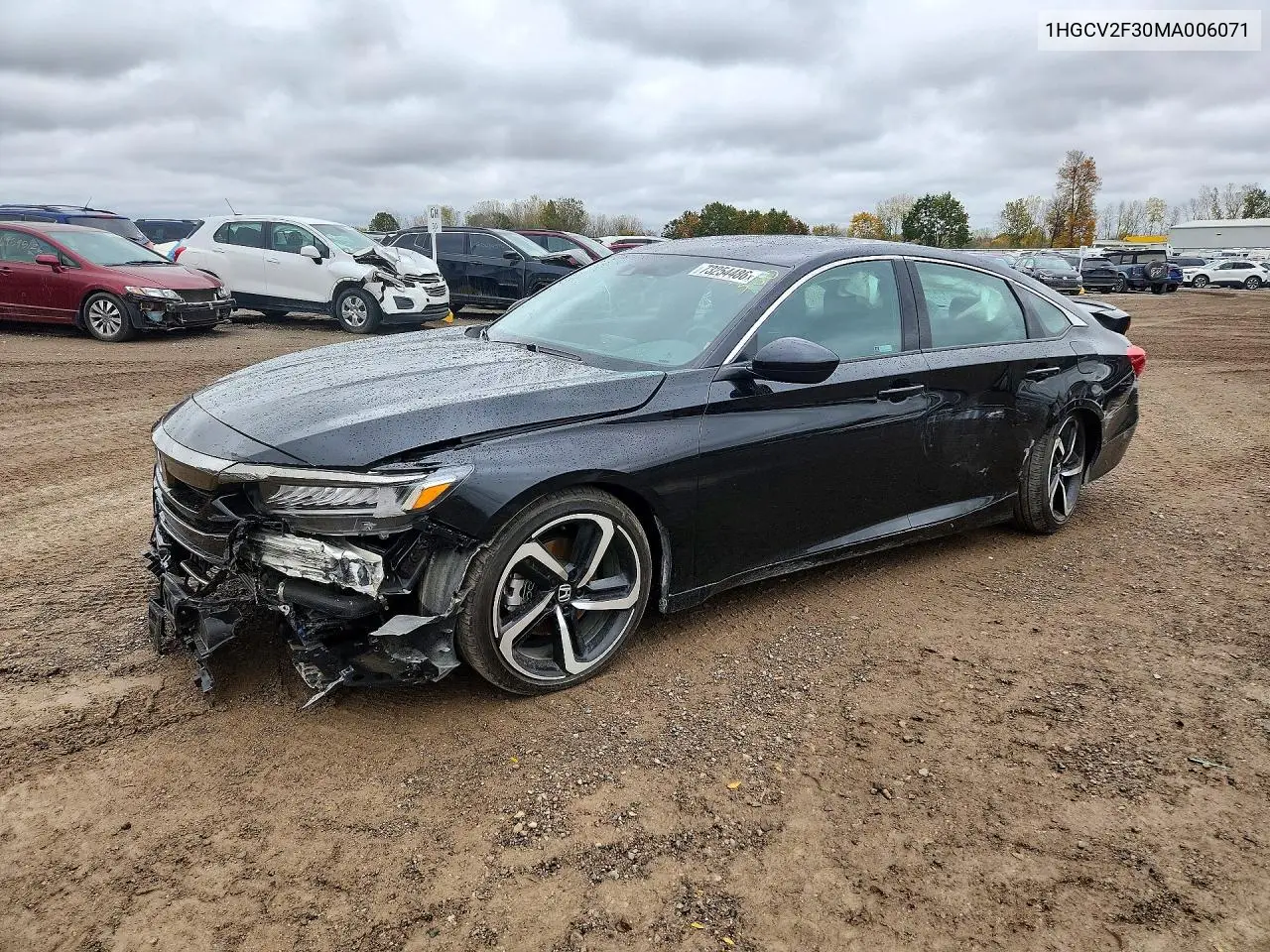 HONDA ACCORD 2021, VIN 1HGCV2F30MA006071