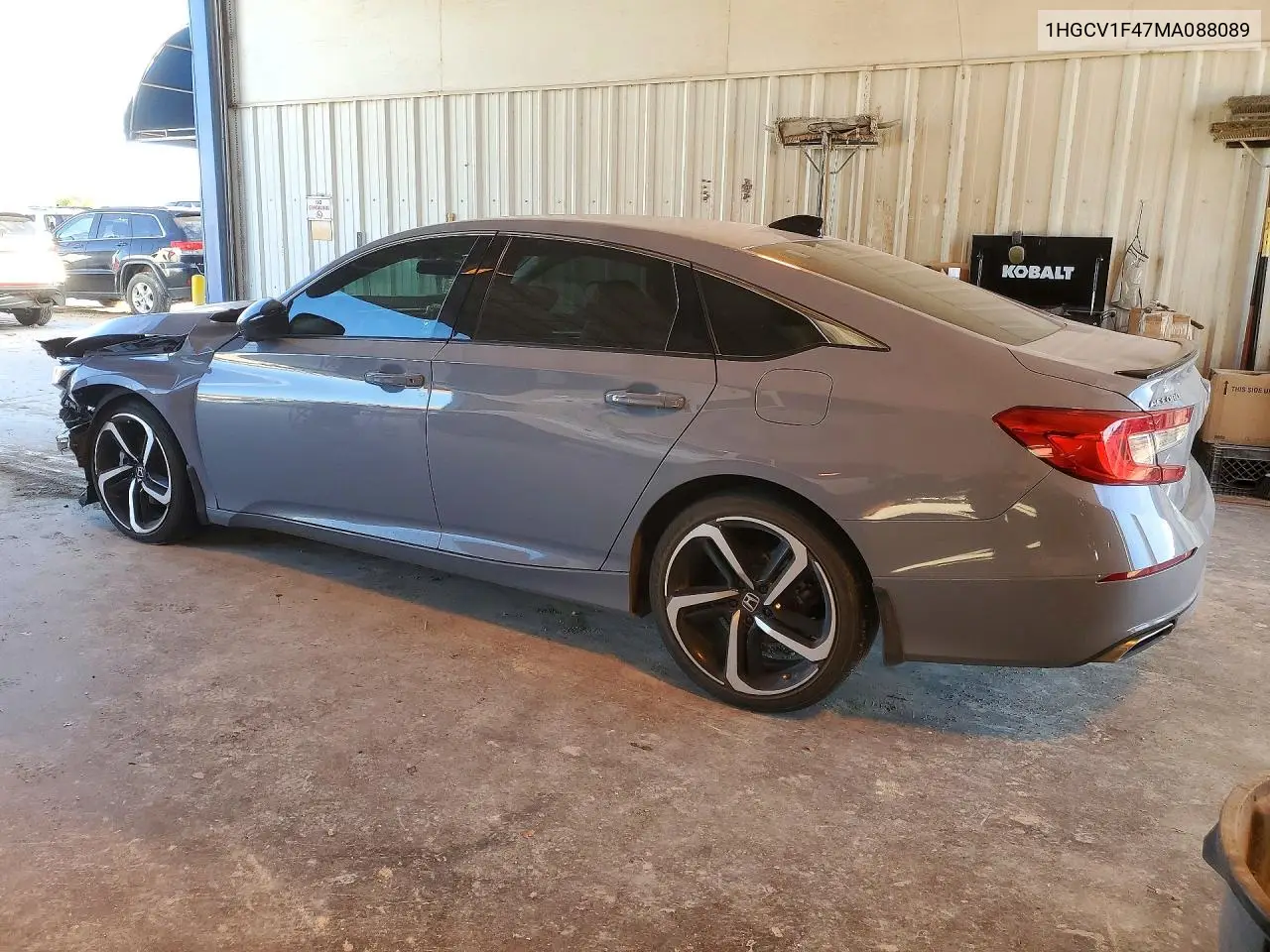 2021 HONDA ACCORD VIN 1HGCV1F47MA088089 — фото 2