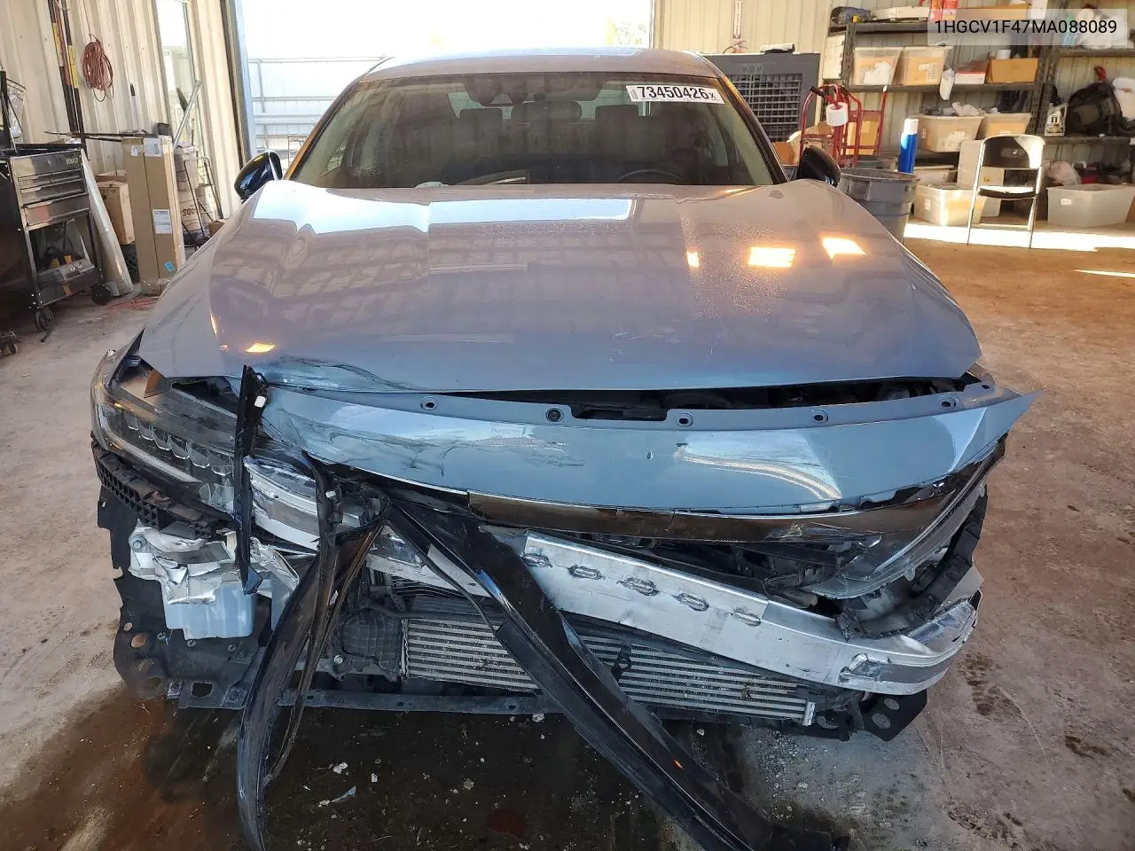 2021 HONDA ACCORD VIN 1HGCV1F47MA088089 — фото 5