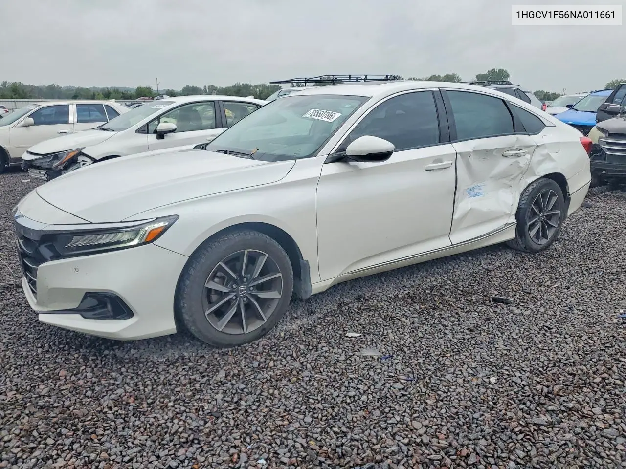 HONDA ACCORD 2022, VIN 1HGCV1F56NA011661