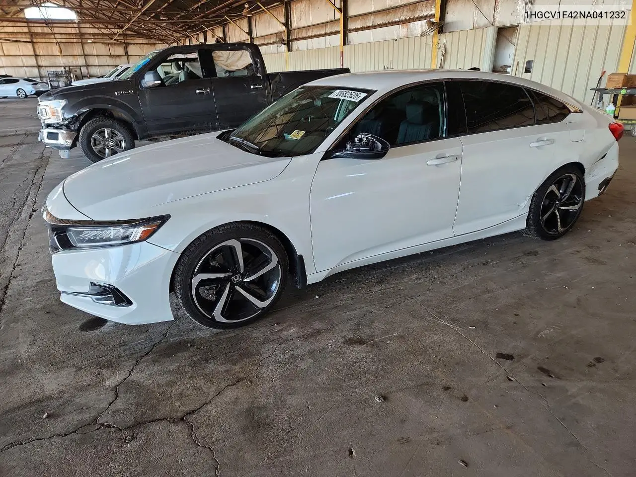 HONDA ACCORD 2022, VIN 1HGCV1F42NA041232