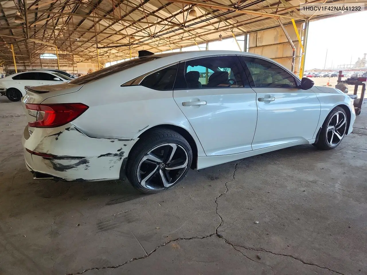 2022 HONDA ACCORD VIN 1HGCV1F42NA041232 — фото 3