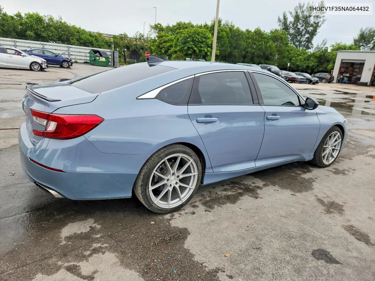 2022 HONDA ACCORD VIN 1HGCV1F35NA064432 — фото 3