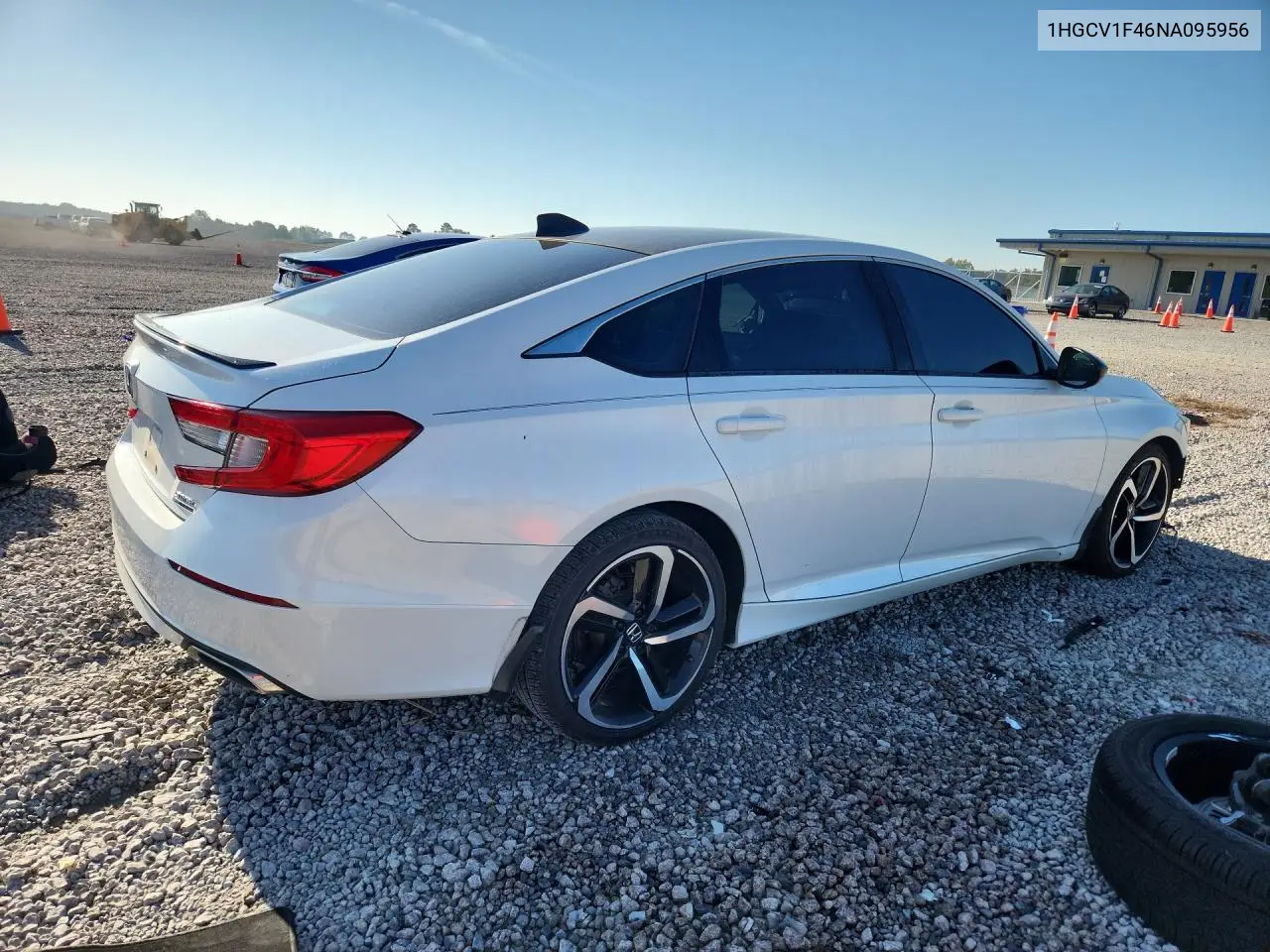 2022 HONDA ACCORD VIN 1HGCV1F46NA095956 — фото 3