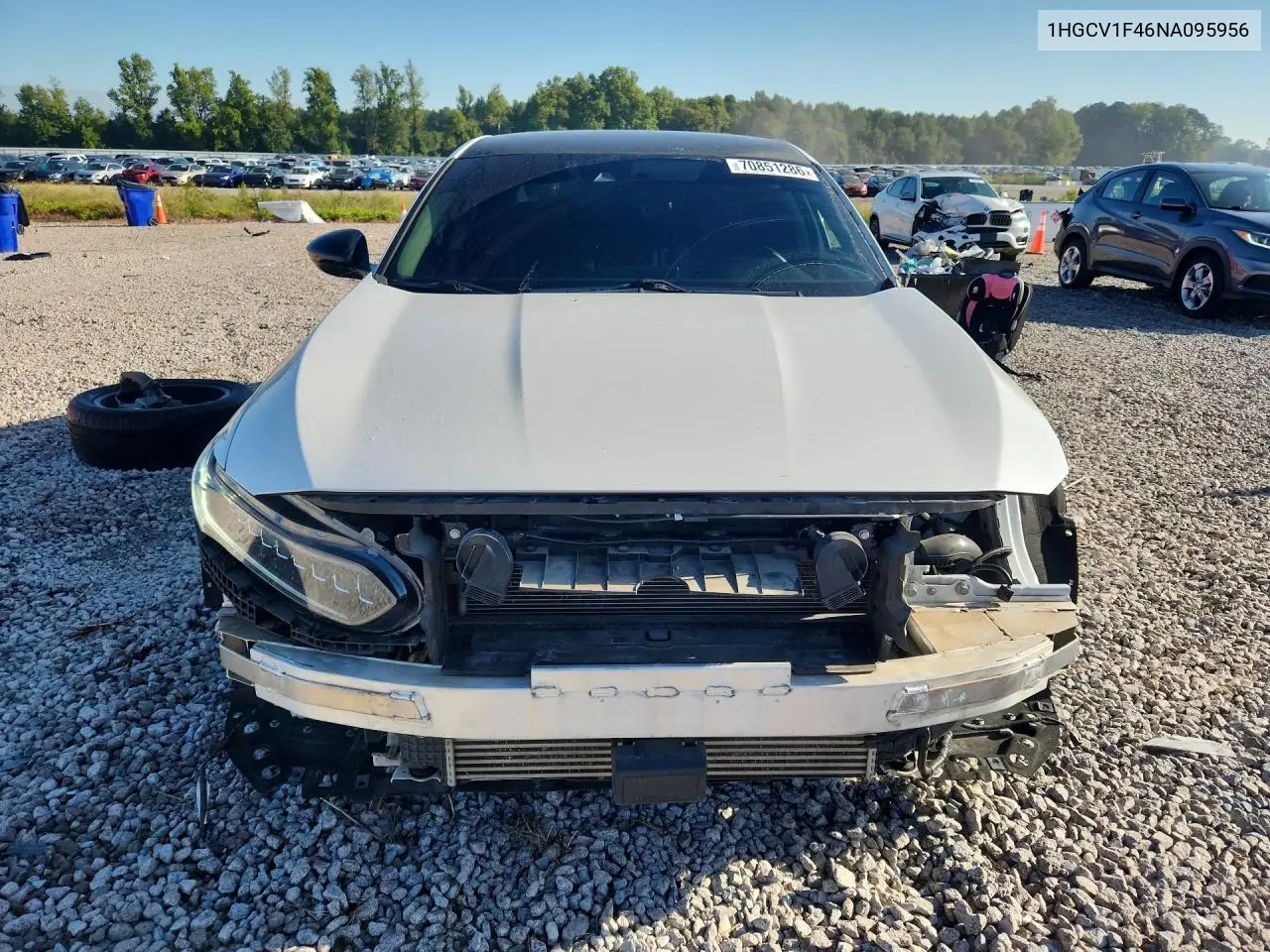 2022 HONDA ACCORD VIN 1HGCV1F46NA095956 — фото 5