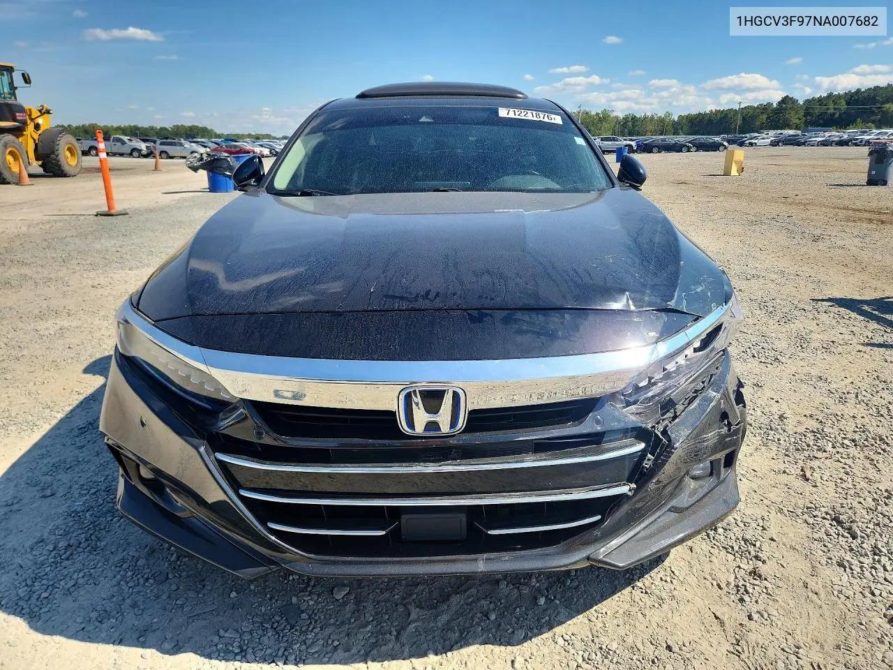 2022 HONDA ACCORD VIN 1HGCV3F97NA007682 — фото 5
