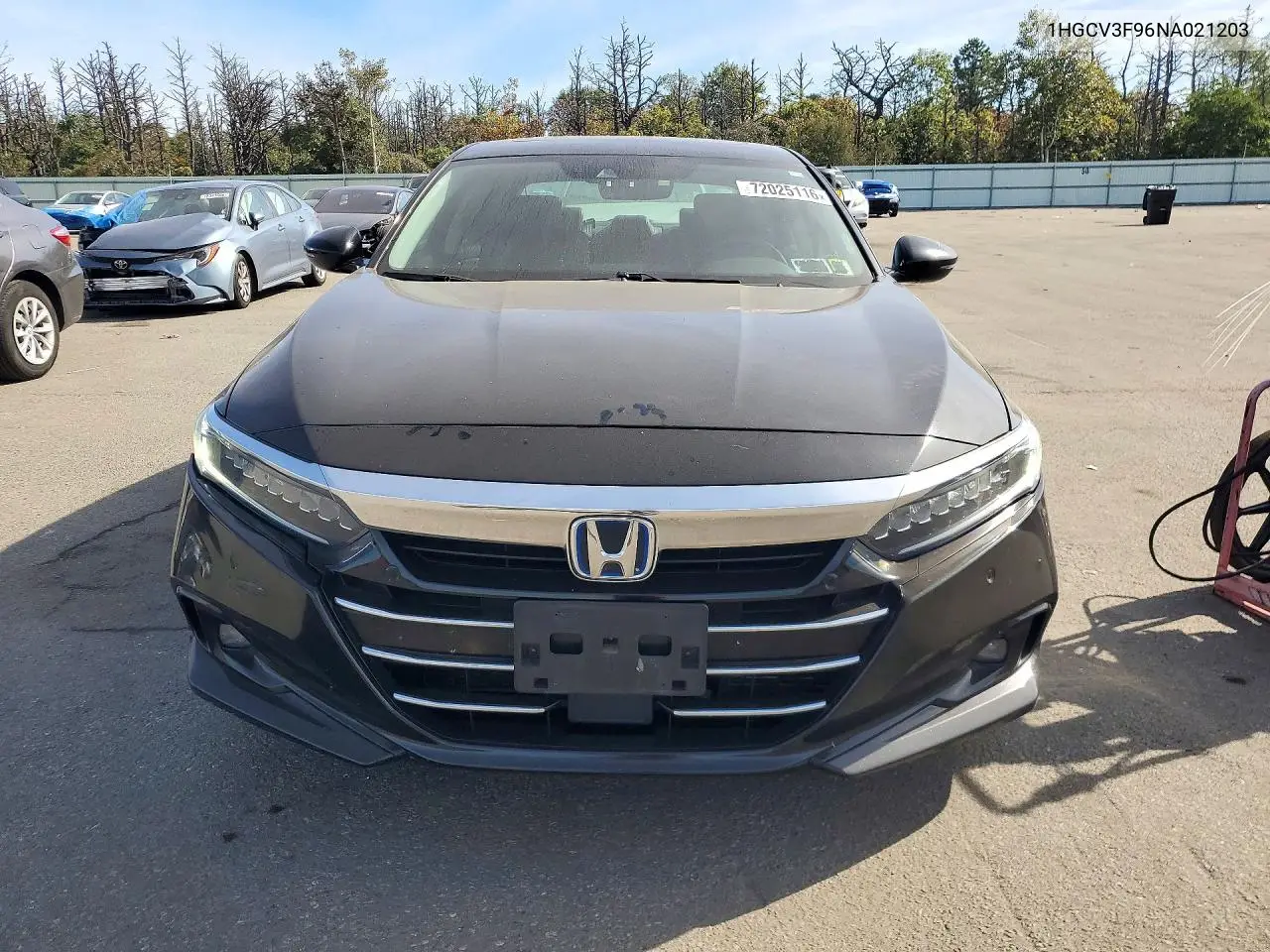 2022 HONDA ACCORD VIN 1HGCV3F96NA021203 — фото 5