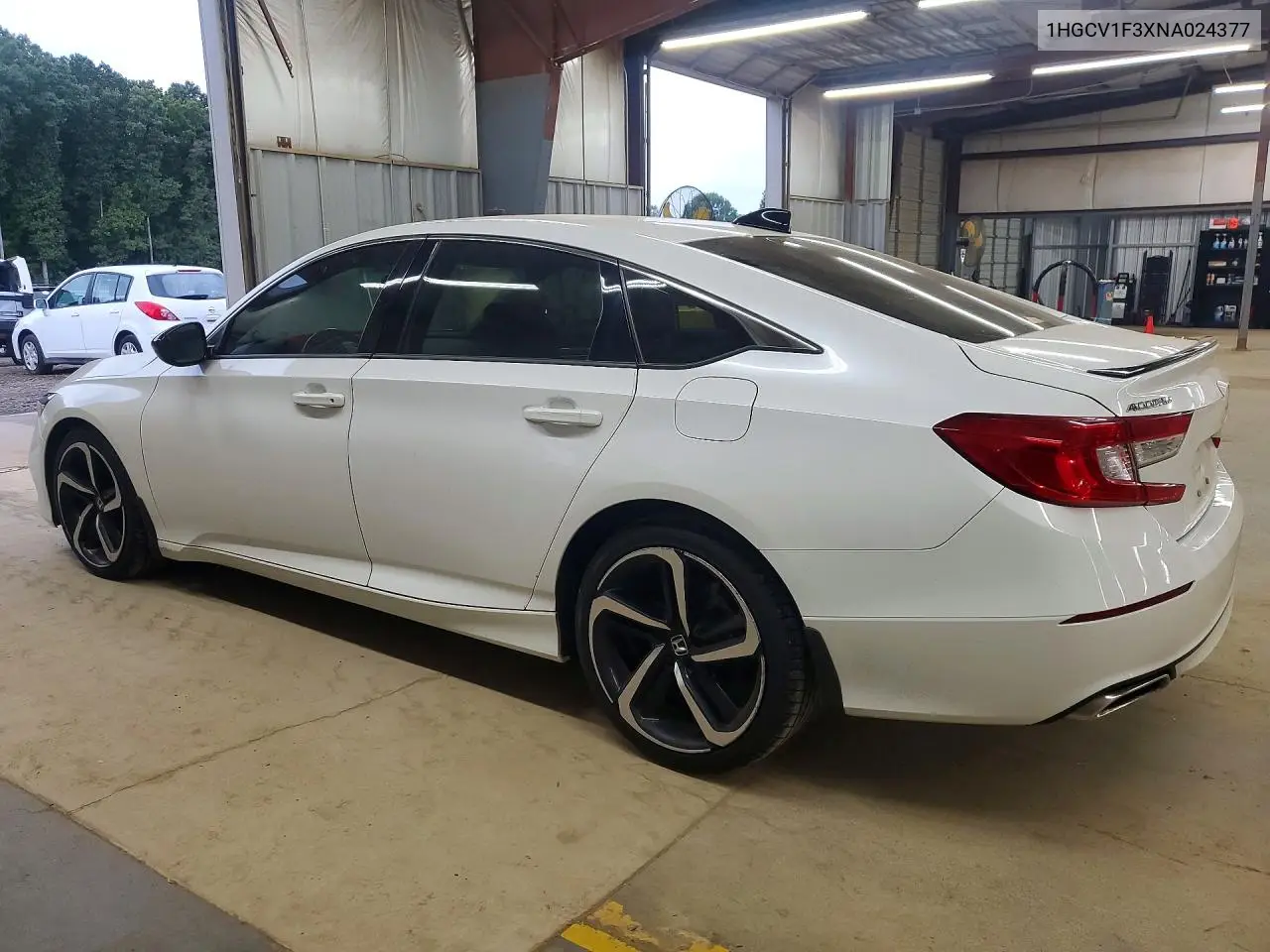 2022 HONDA ACCORD VIN 1HGCV1F3XNA024377 — фото 2