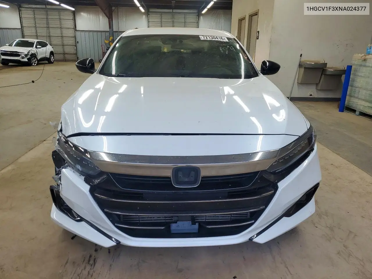 2022 HONDA ACCORD VIN 1HGCV1F3XNA024377 — фото 5