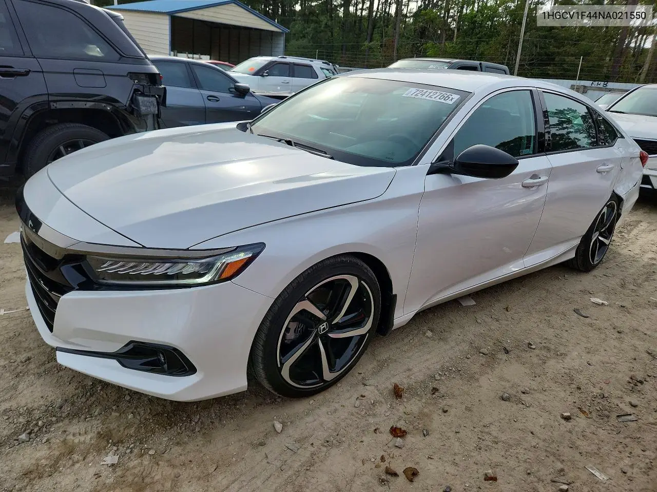 HONDA ACCORD 2022, VIN 1HGCV1F44NA021550