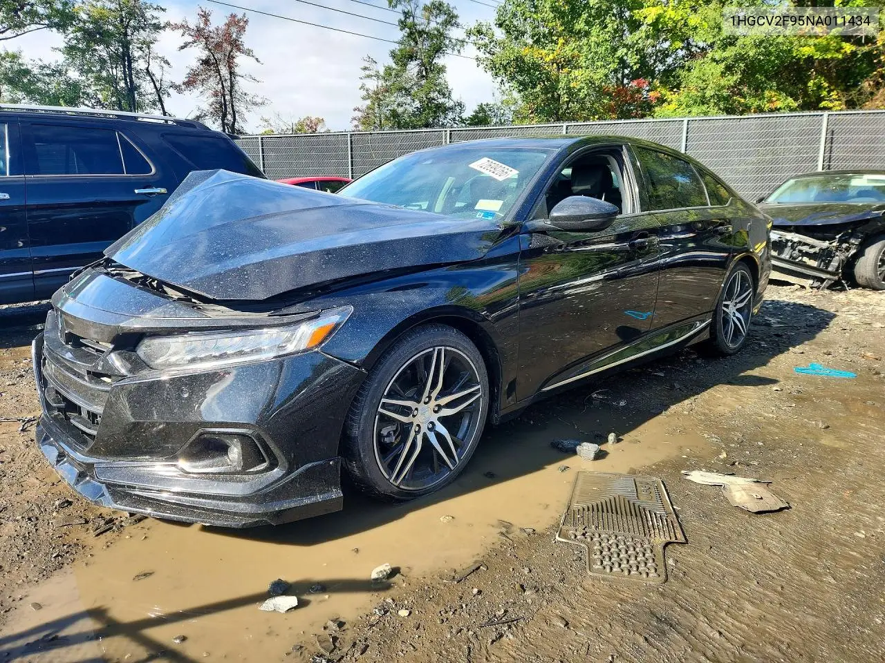 HONDA ACCORD 2022, VIN 1HGCV2F95NA011434