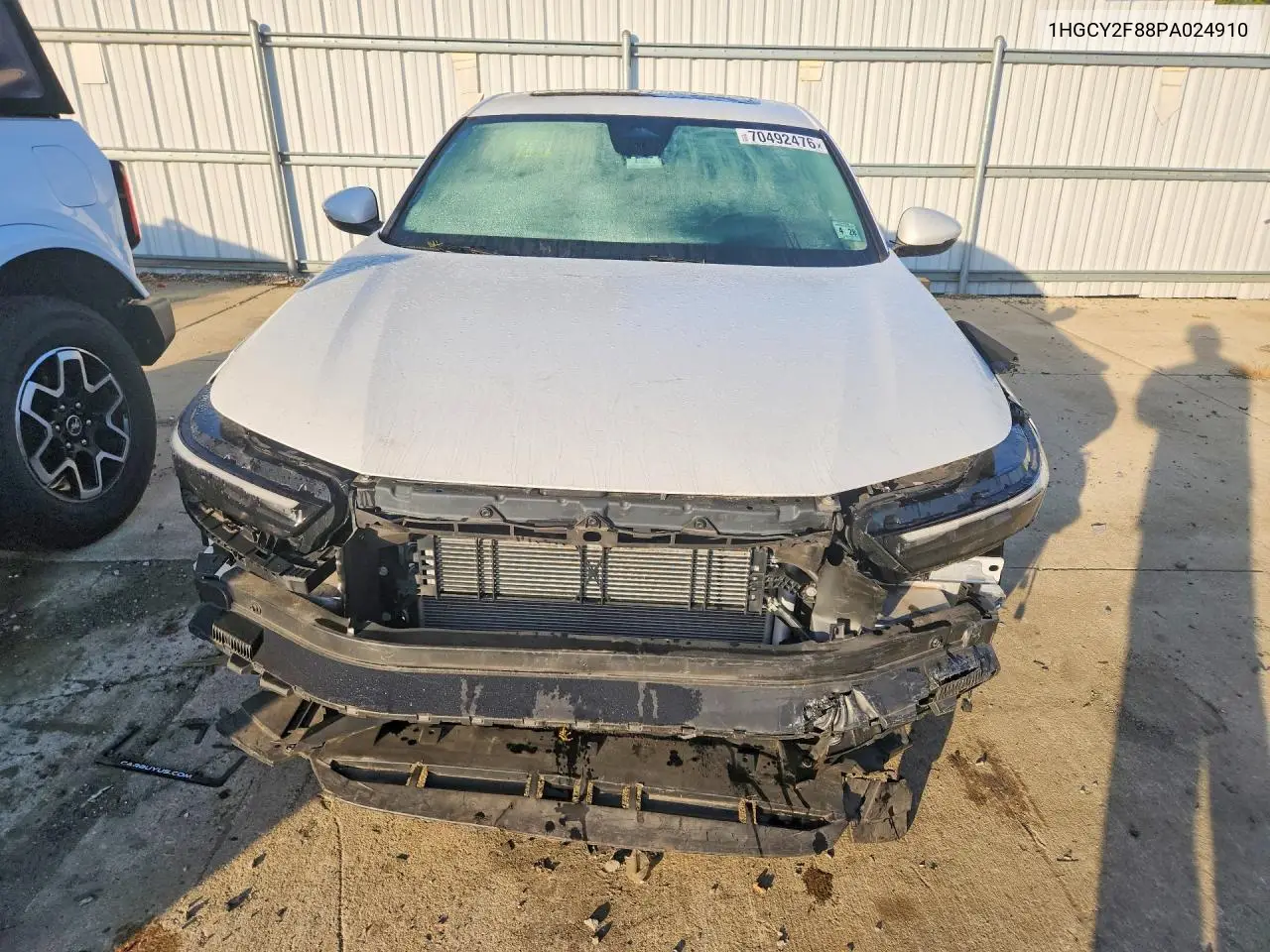 2023 HONDA ACCORD VIN 1HGCY2F88PA024910 — фото 5