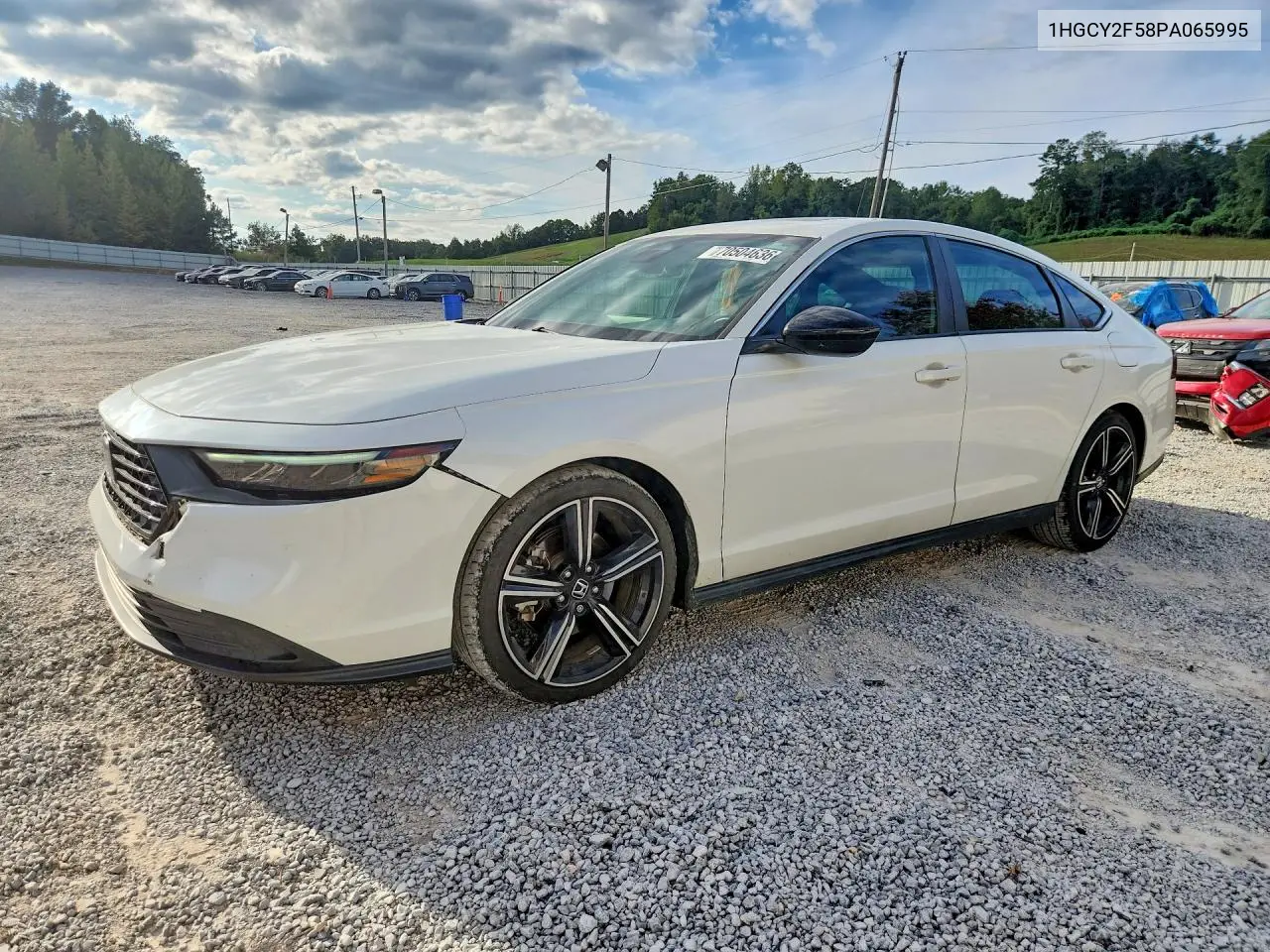 HONDA ACCORD 2023, VIN 1HGCY2F58PA065995