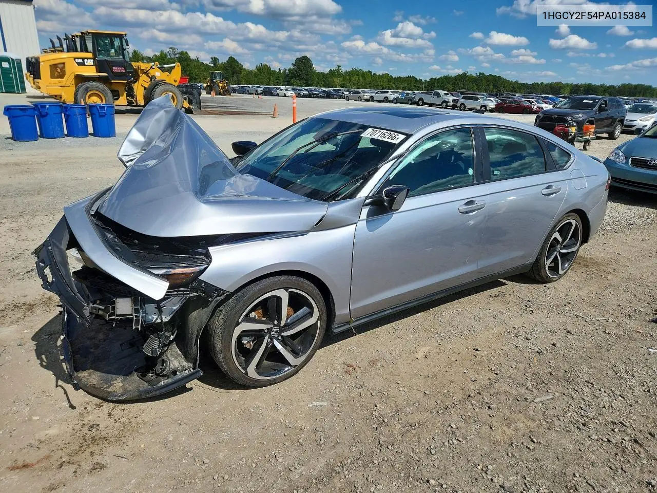 HONDA ACCORD 2023, VIN 1HGCY2F54PA015384
