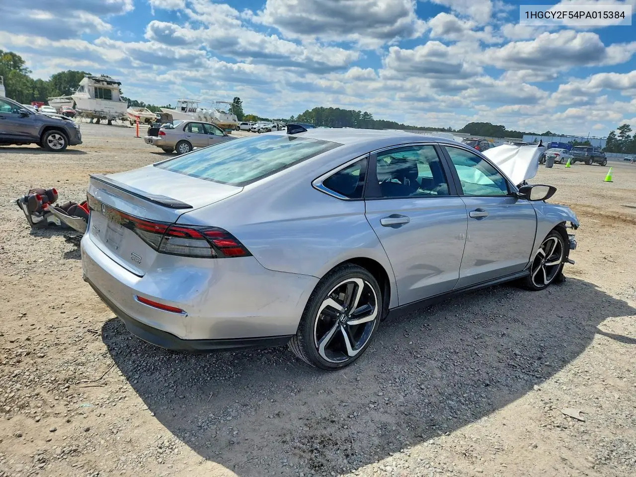 2023 HONDA ACCORD VIN 1HGCY2F54PA015384 — фото 3