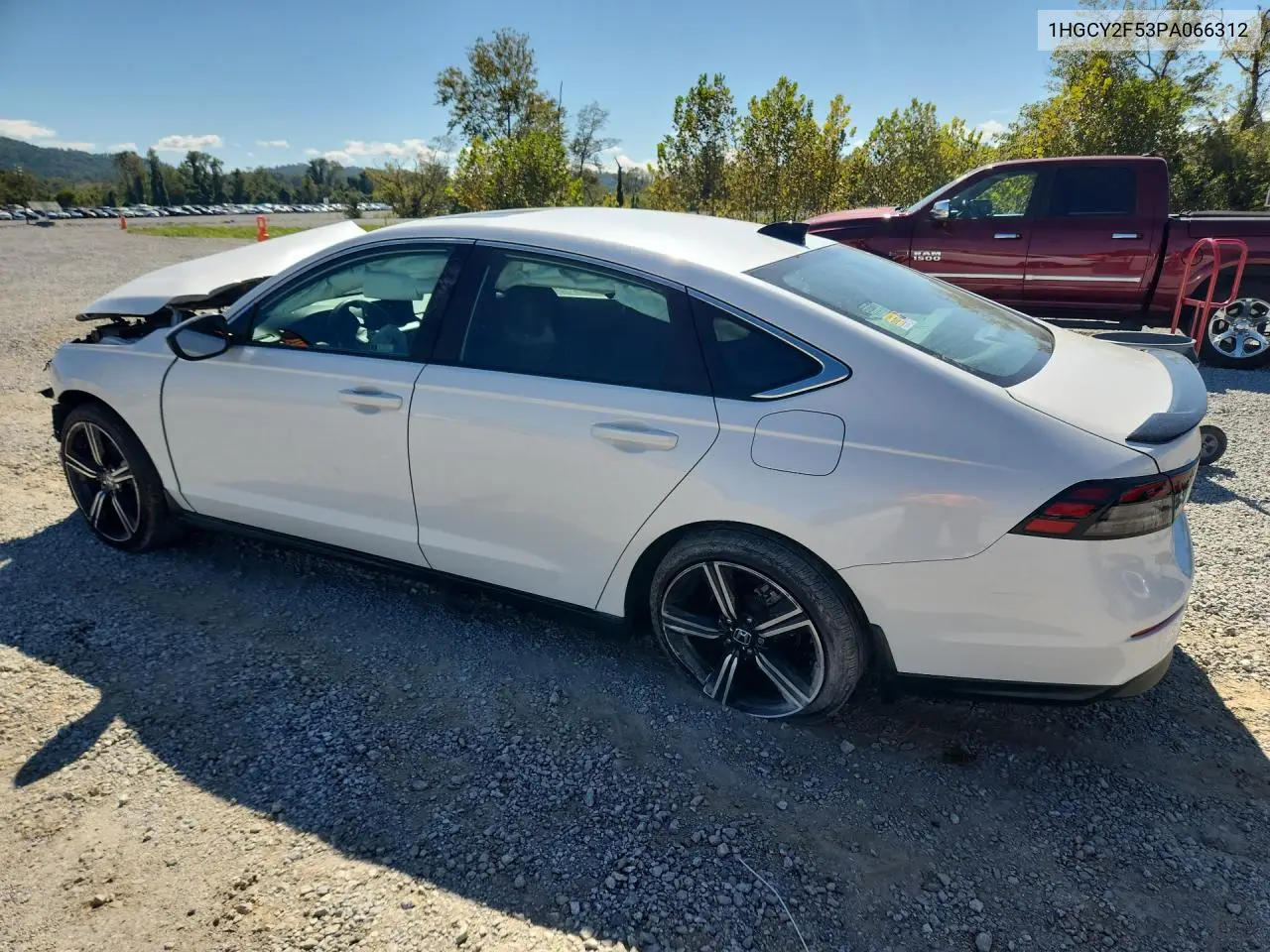 2023 HONDA ACCORD VIN 1HGCY2F53PA066312 — фото 2
