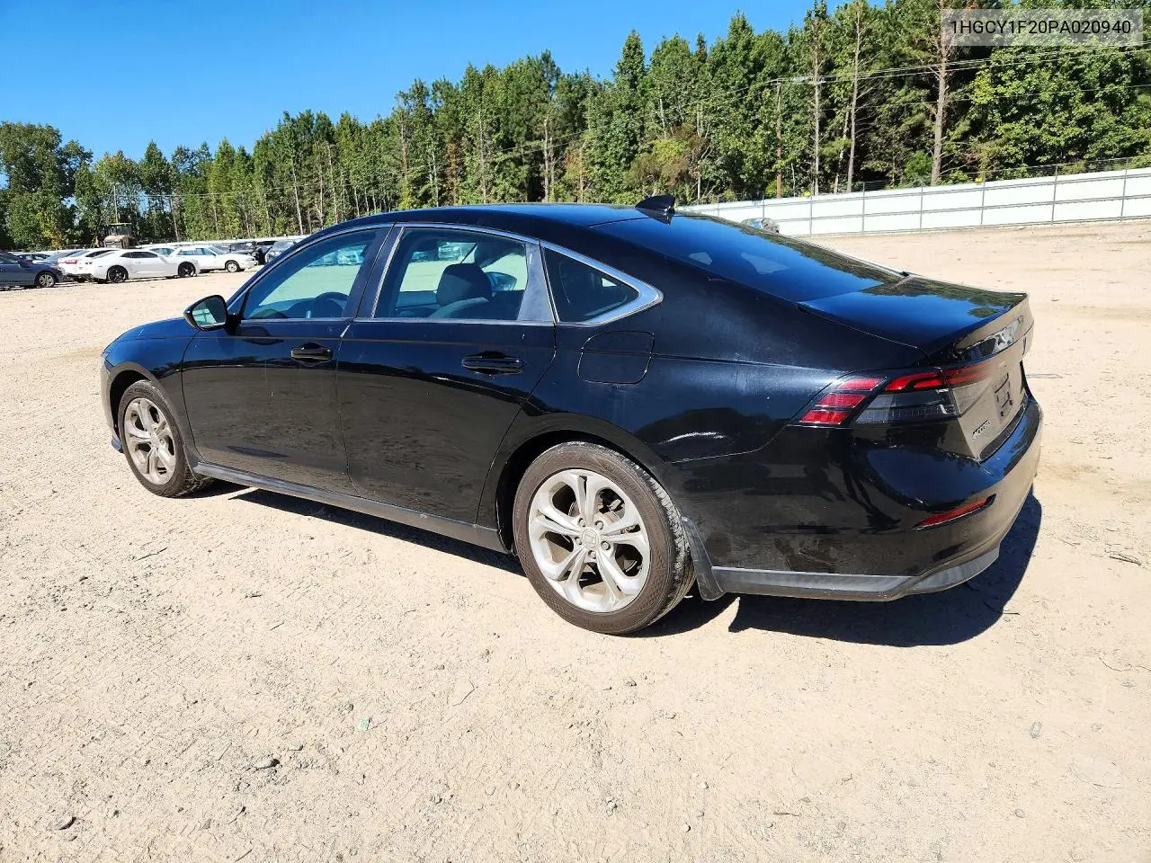 2023 HONDA ACCORD VIN 1HGCY1F20PA020940 — фото 2