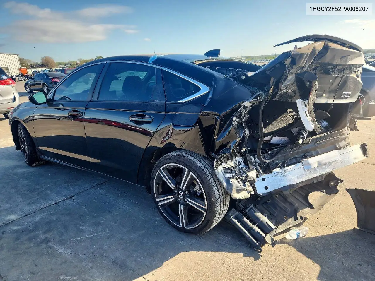 2023 HONDA ACCORD VIN 1HGCY2F52PA008207 — фото 2