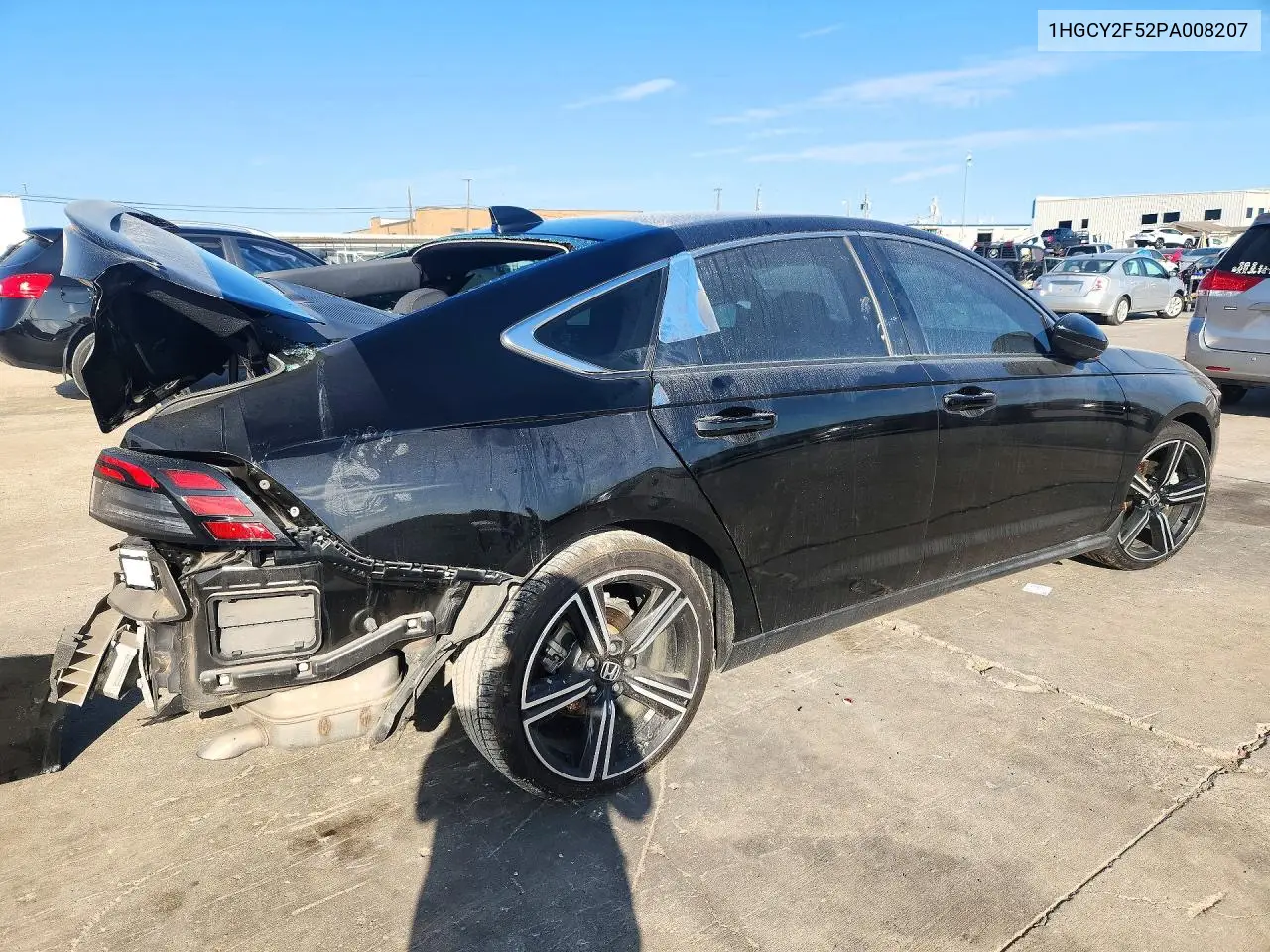 2023 HONDA ACCORD VIN 1HGCY2F52PA008207 — фото 3