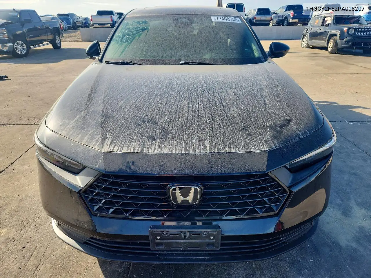 2023 HONDA ACCORD VIN 1HGCY2F52PA008207 — фото 5