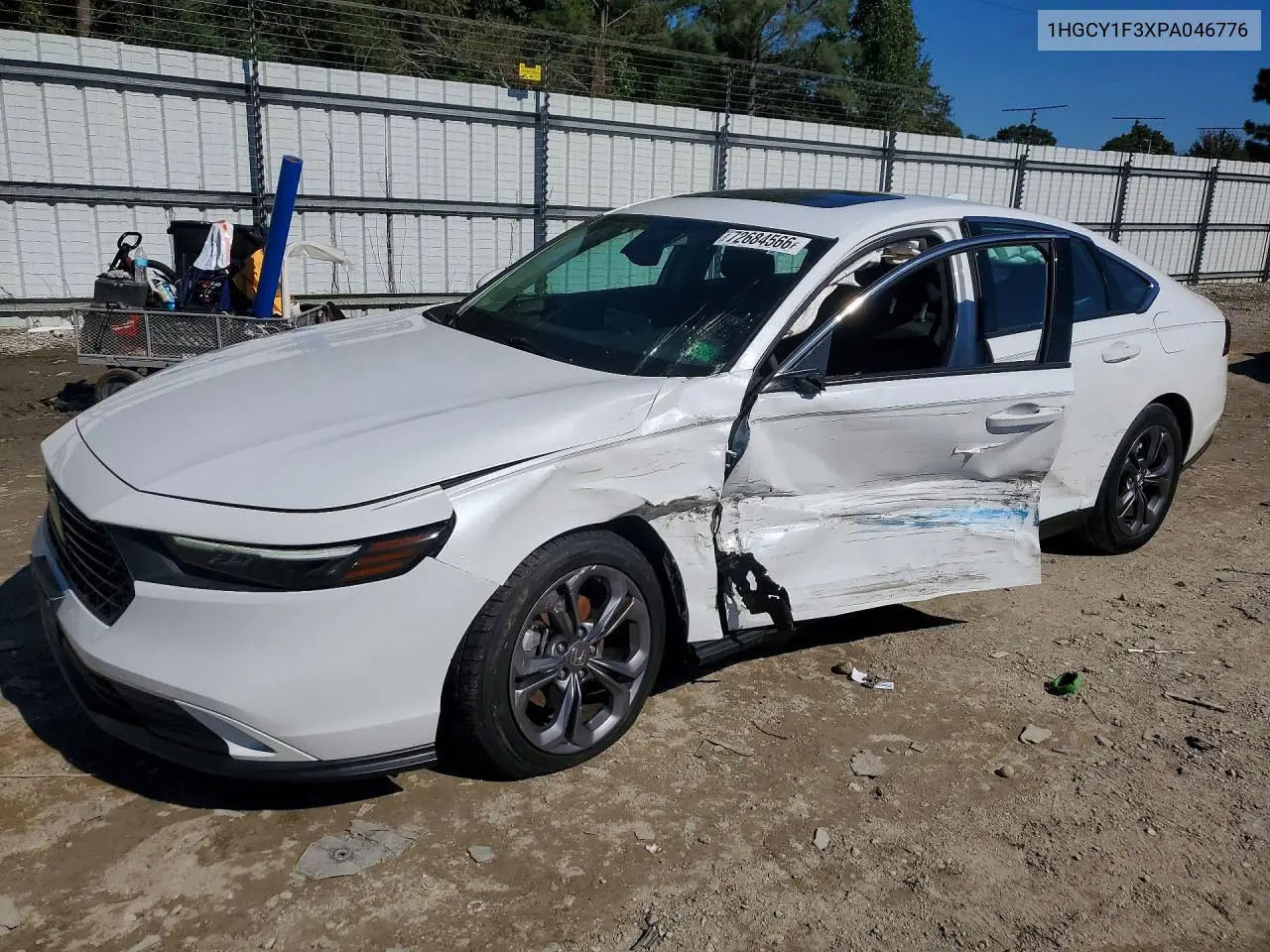 HONDA ACCORD 2023, VIN 1HGCY1F3XPA046776