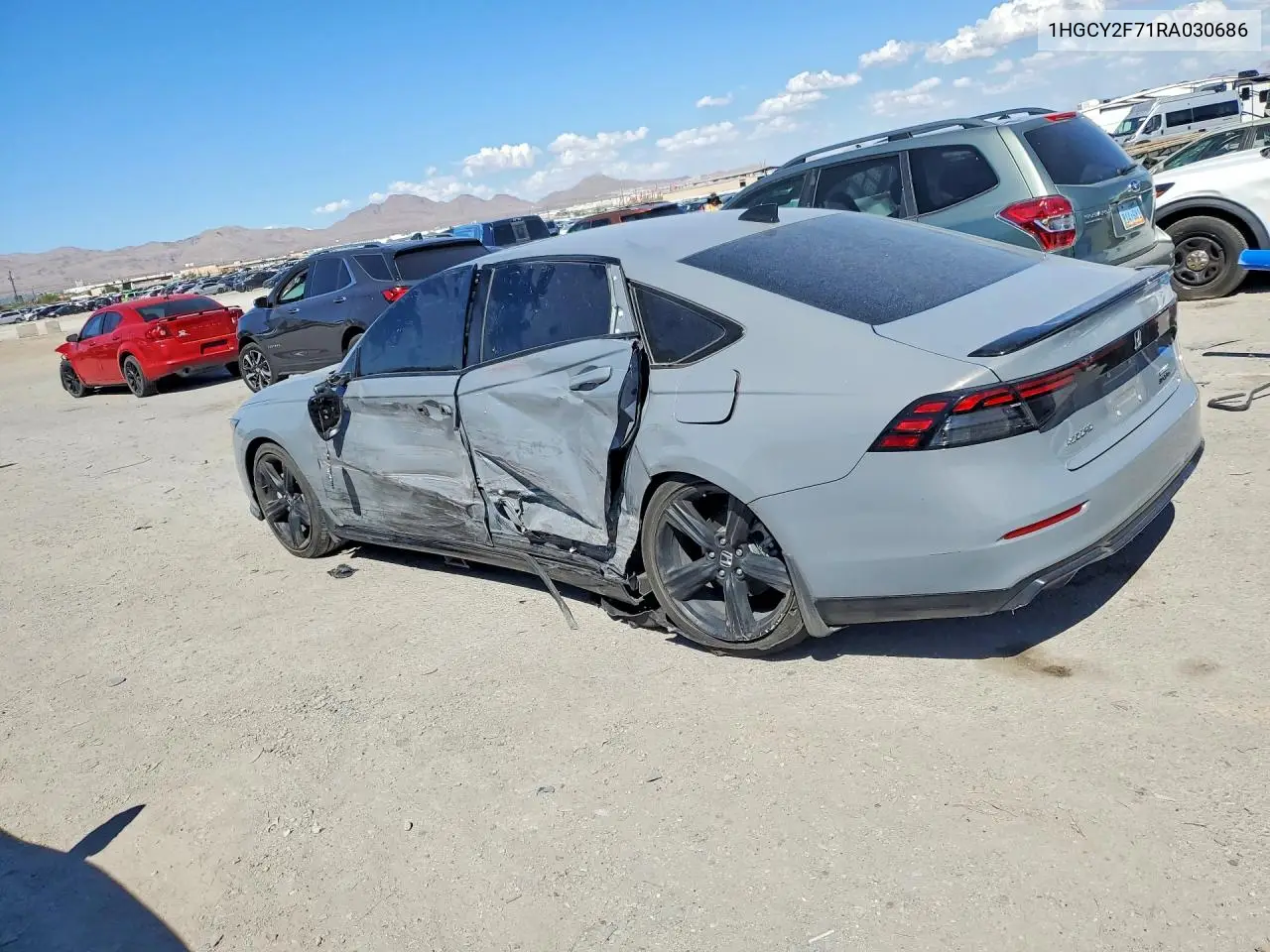 2024 HONDA ACCORD VIN 1HGCY2F71RA030686 — фото 2