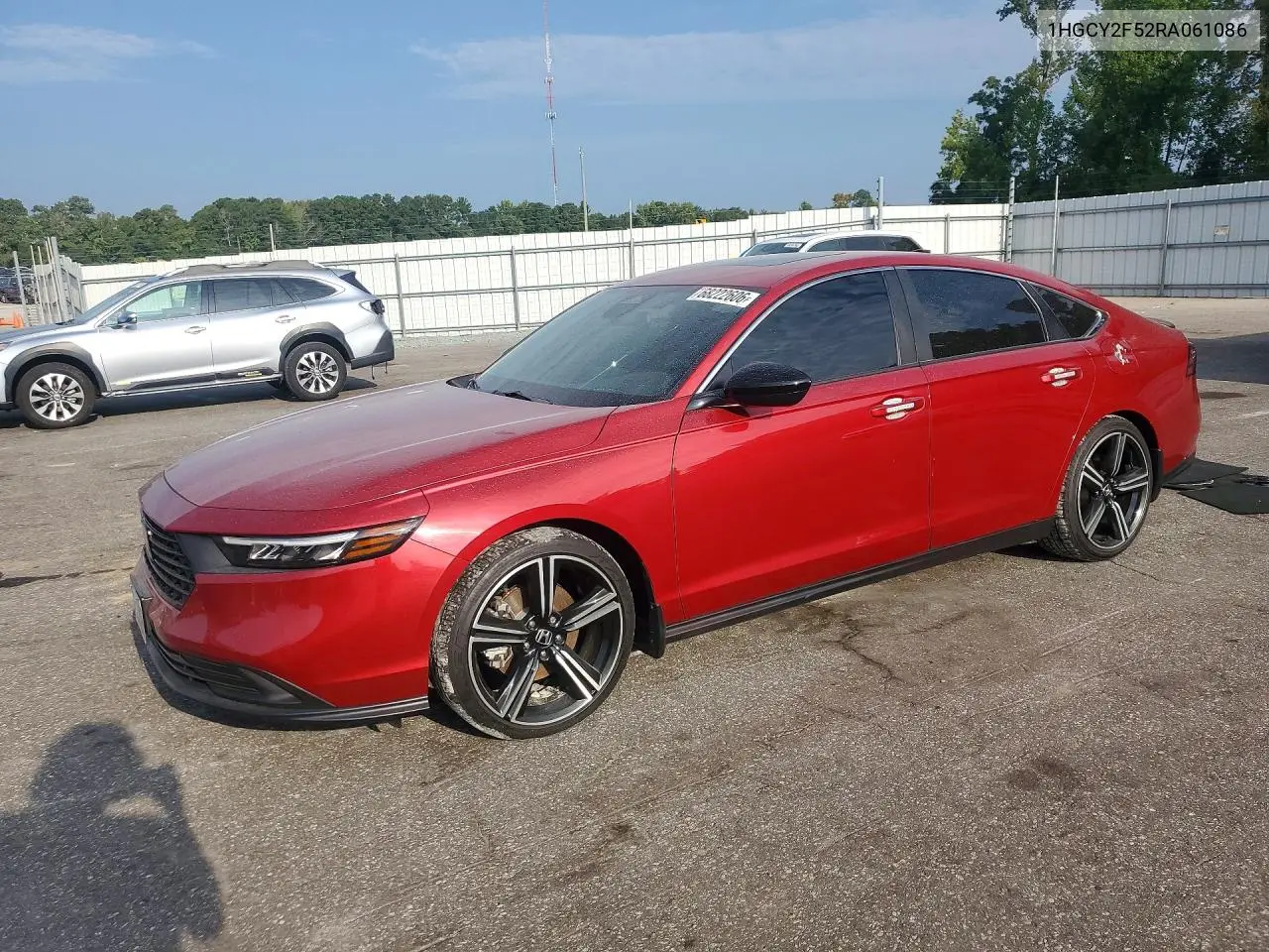 HONDA ACCORD 2024, VIN 1HGCY2F52RA061086