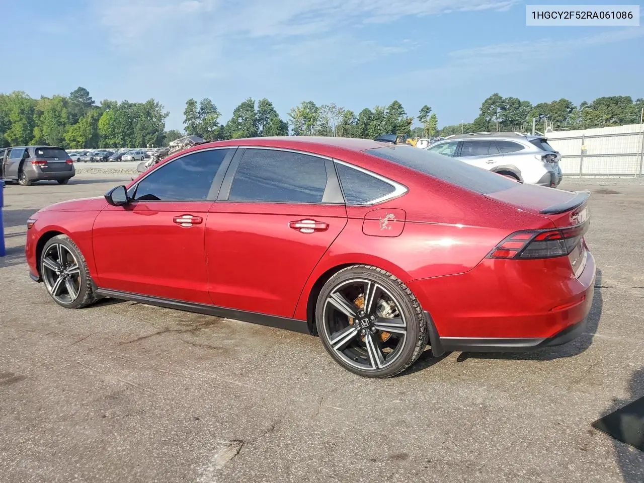 2024 HONDA ACCORD VIN 1HGCY2F52RA061086 — фото 2