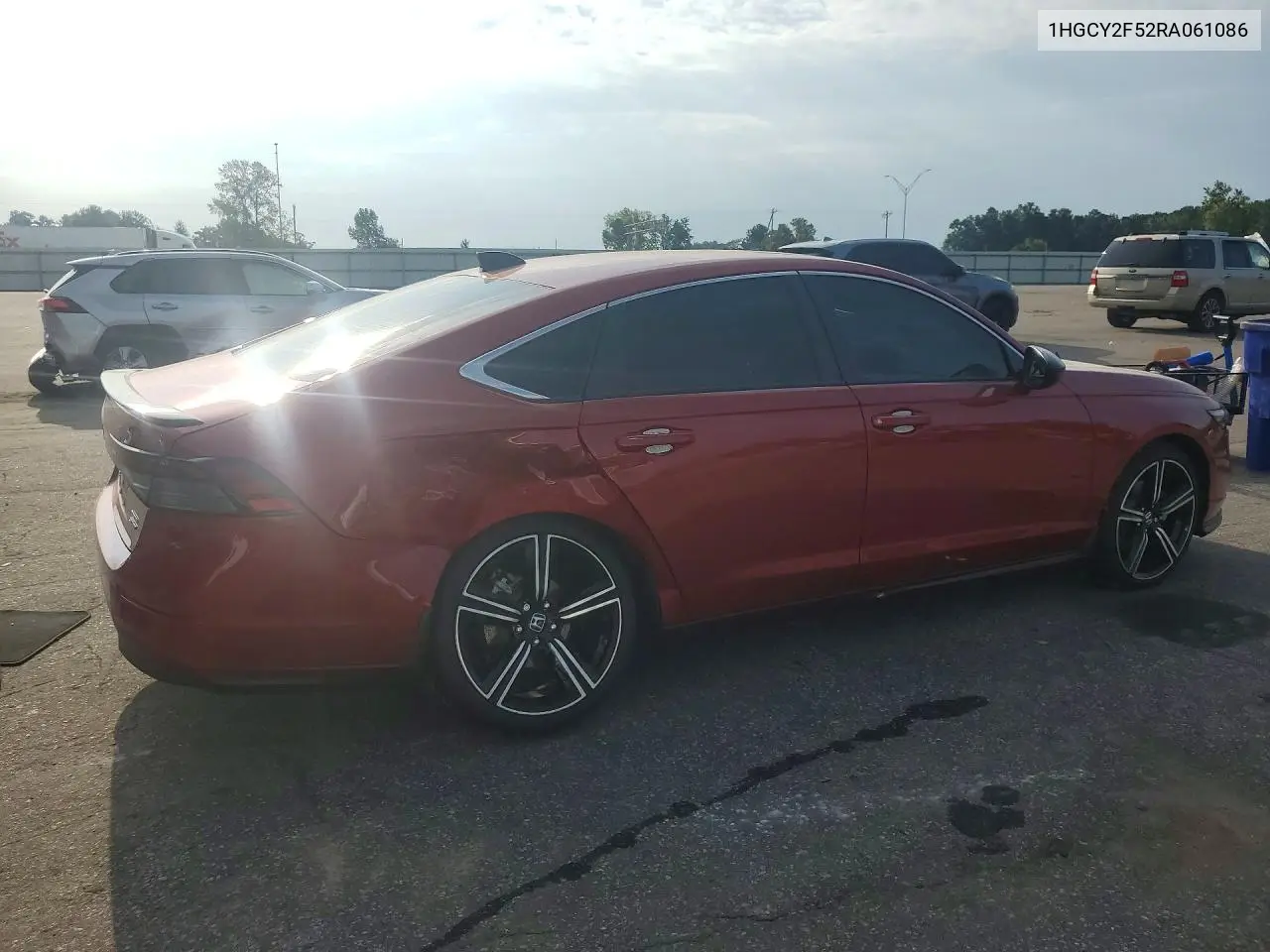 2024 HONDA ACCORD VIN 1HGCY2F52RA061086 — фото 3