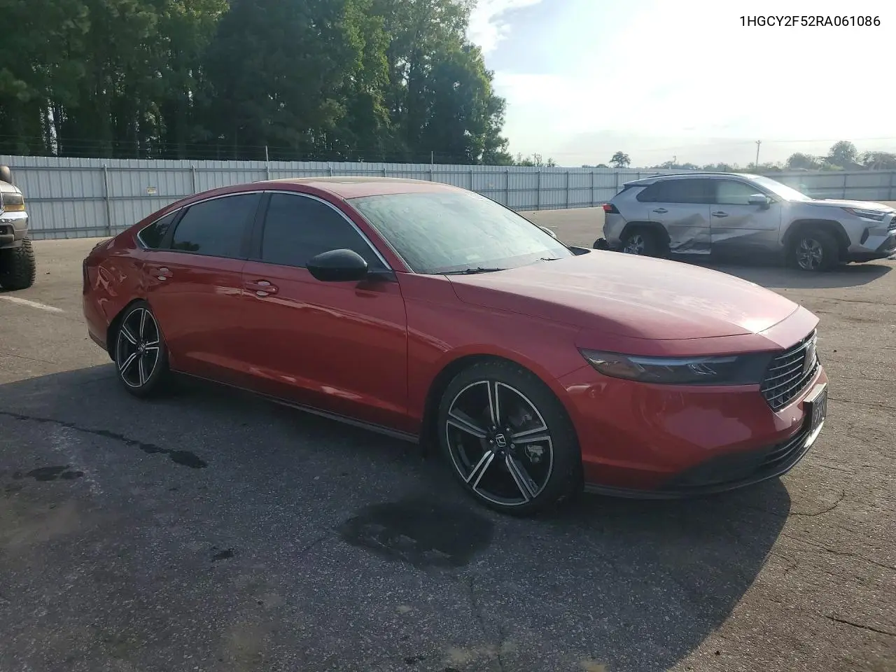 2024 HONDA ACCORD VIN 1HGCY2F52RA061086 — фото 4