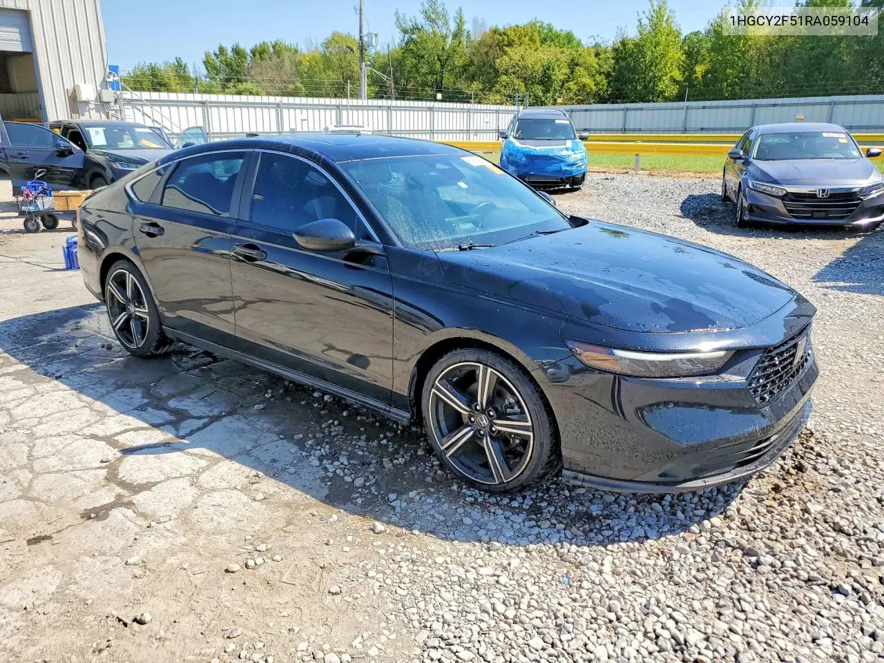 2024 HONDA ACCORD VIN 1HGCY2F51RA059104 — фото 4