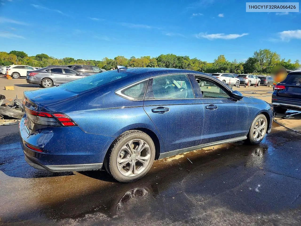 2024 HONDA ACCORD VIN 1HGCY1F32RA066426 — фото 3