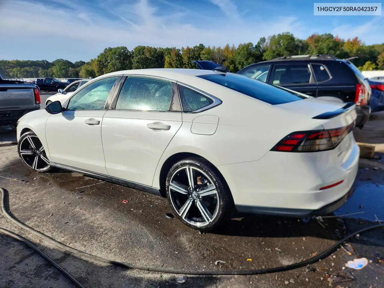 2024 HONDA ACCORD VIN 1HGCY2F50RA042357 — фото 2