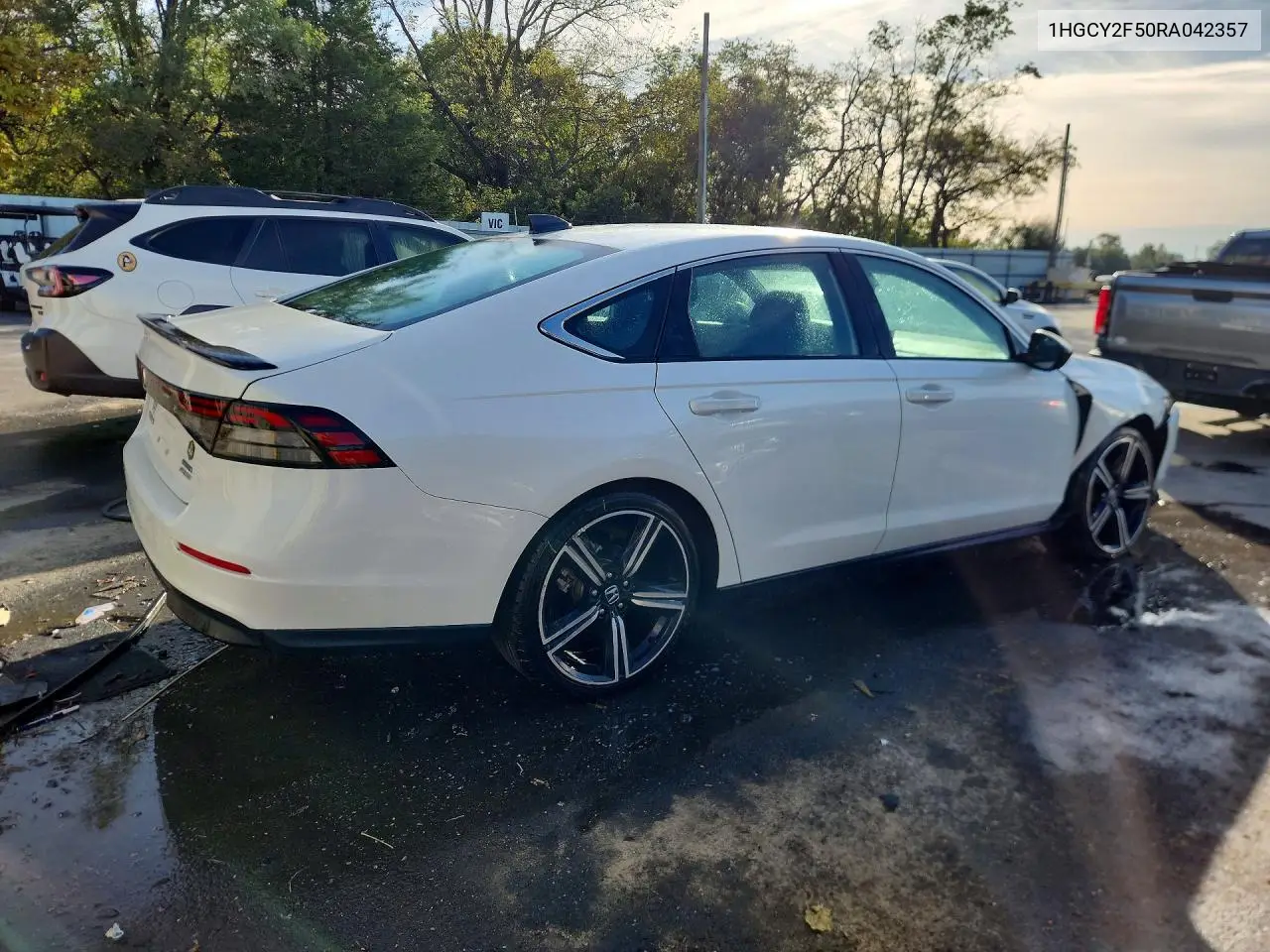 2024 HONDA ACCORD VIN 1HGCY2F50RA042357 — фото 3