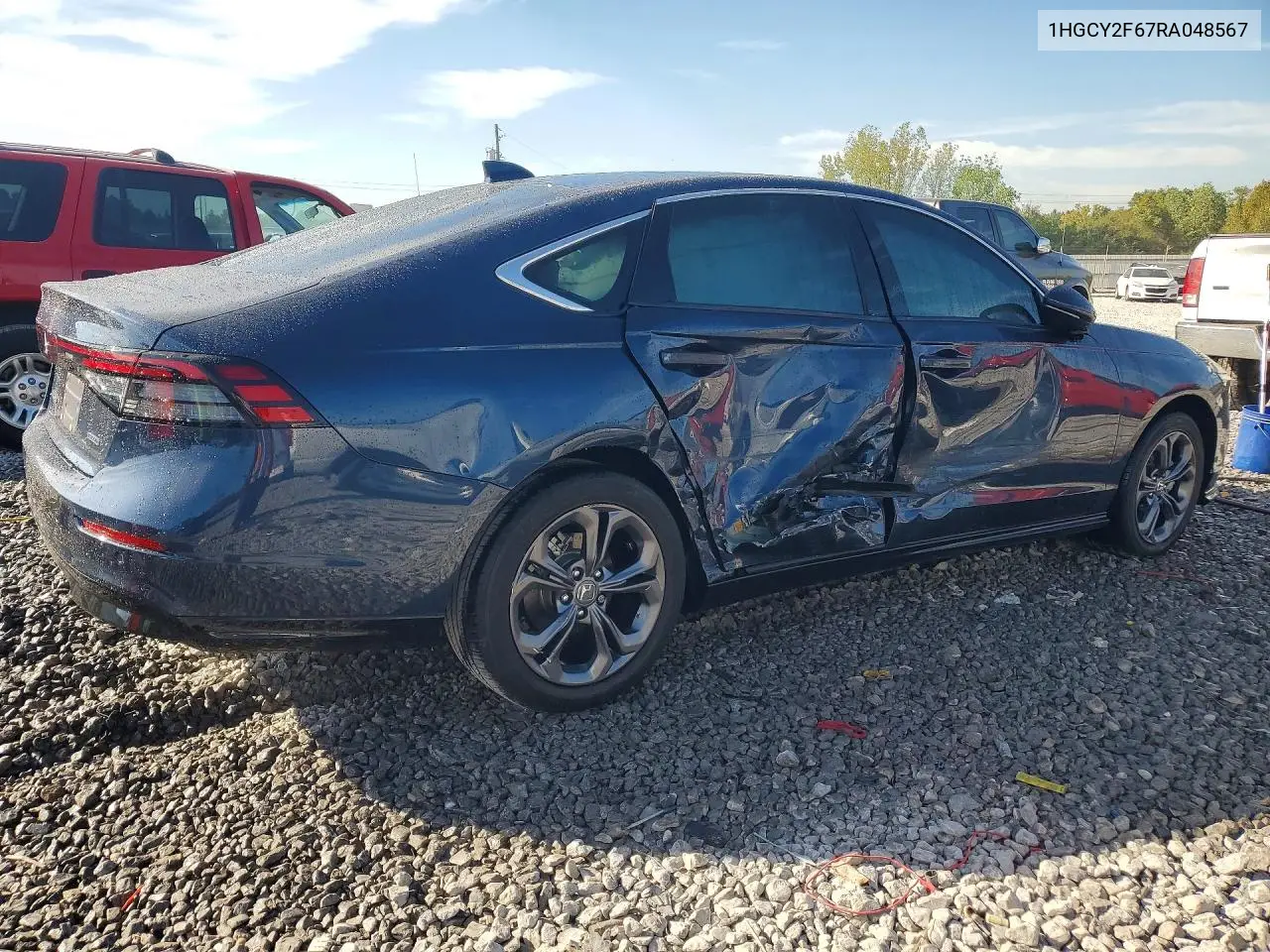 2024 HONDA ACCORD VIN 1HGCY2F67RA048567 — фото 3