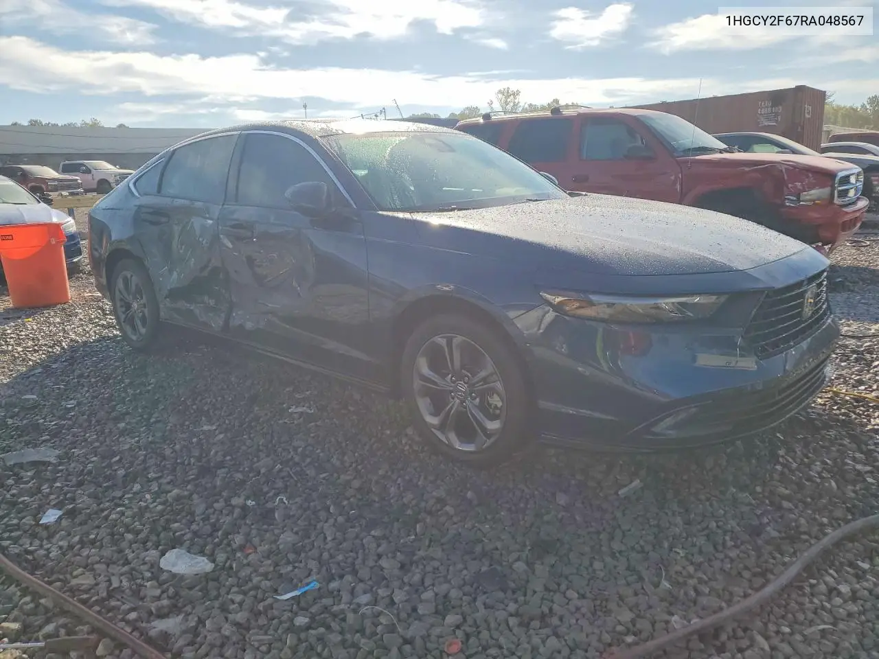 2024 HONDA ACCORD VIN 1HGCY2F67RA048567 — фото 4