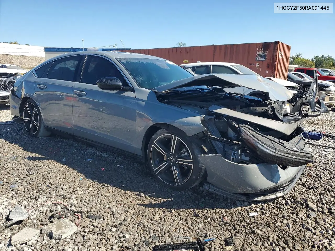 2024 HONDA ACCORD VIN 1HGCY2F50RA091445 — фото 4