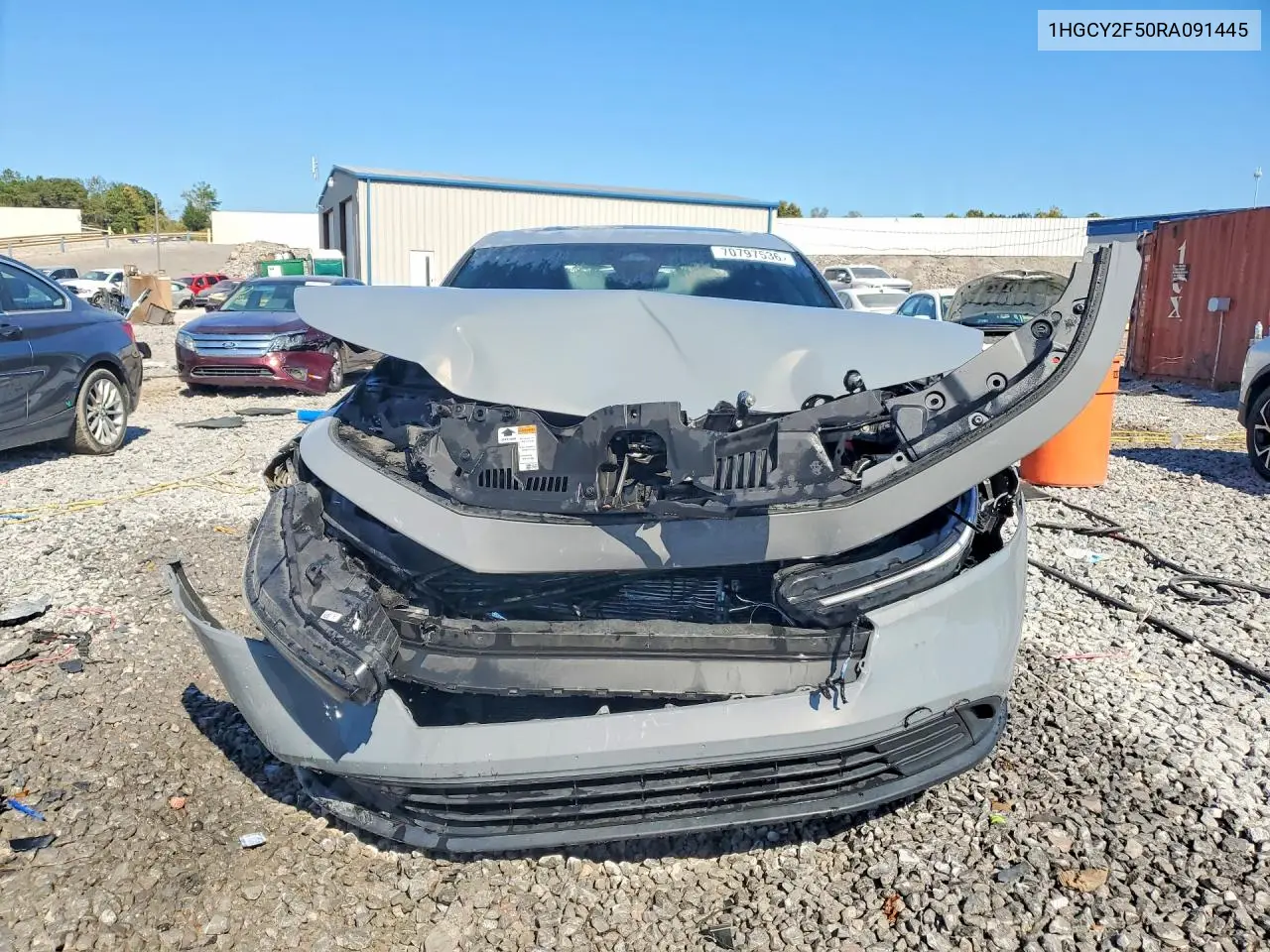 2024 HONDA ACCORD VIN 1HGCY2F50RA091445 — фото 5