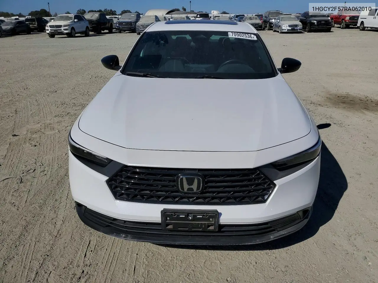 2024 HONDA ACCORD VIN 1HGCY2F57RA062010 — фото 5