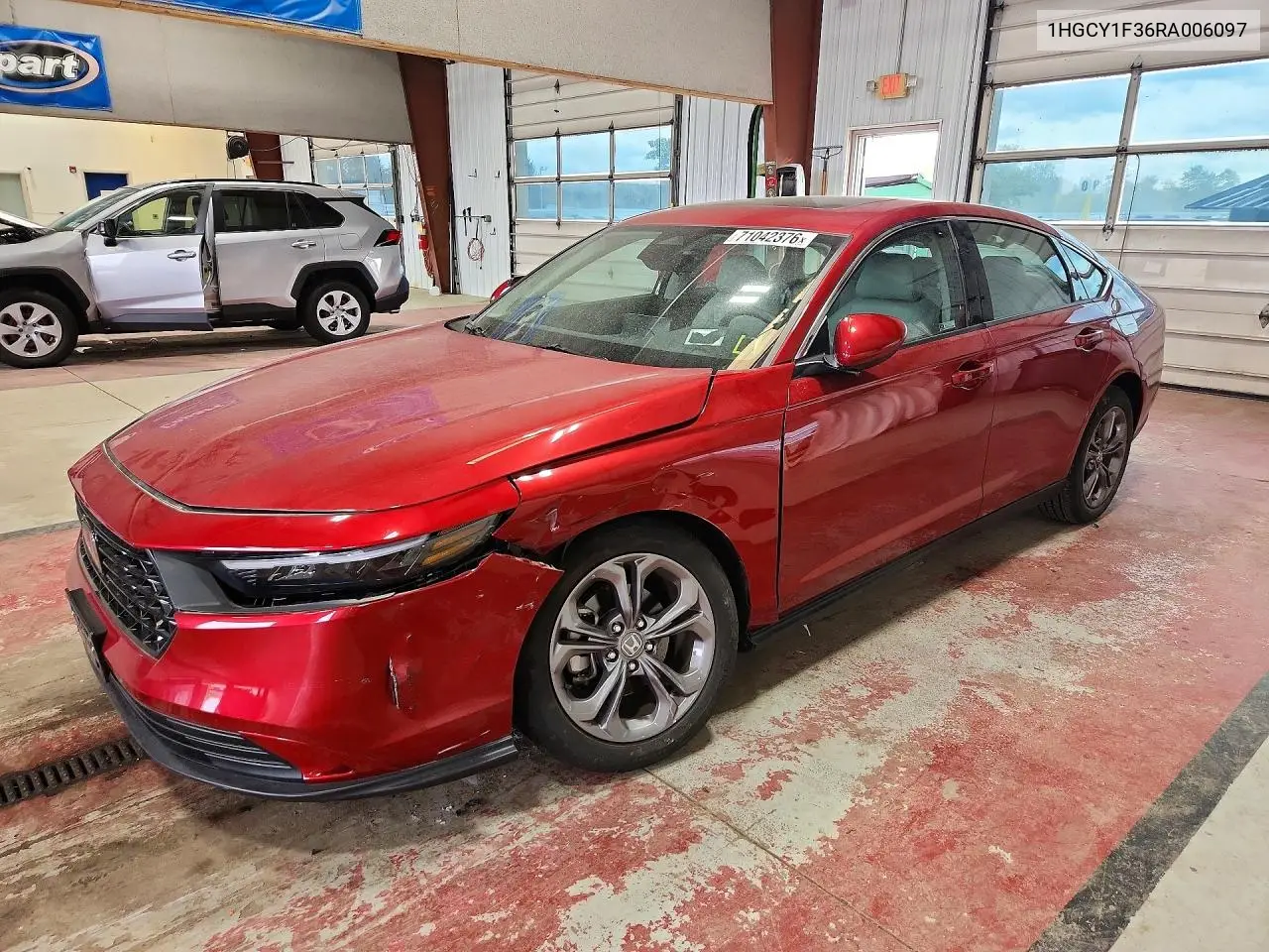 HONDA ACCORD 2024, VIN 1HGCY1F36RA006097