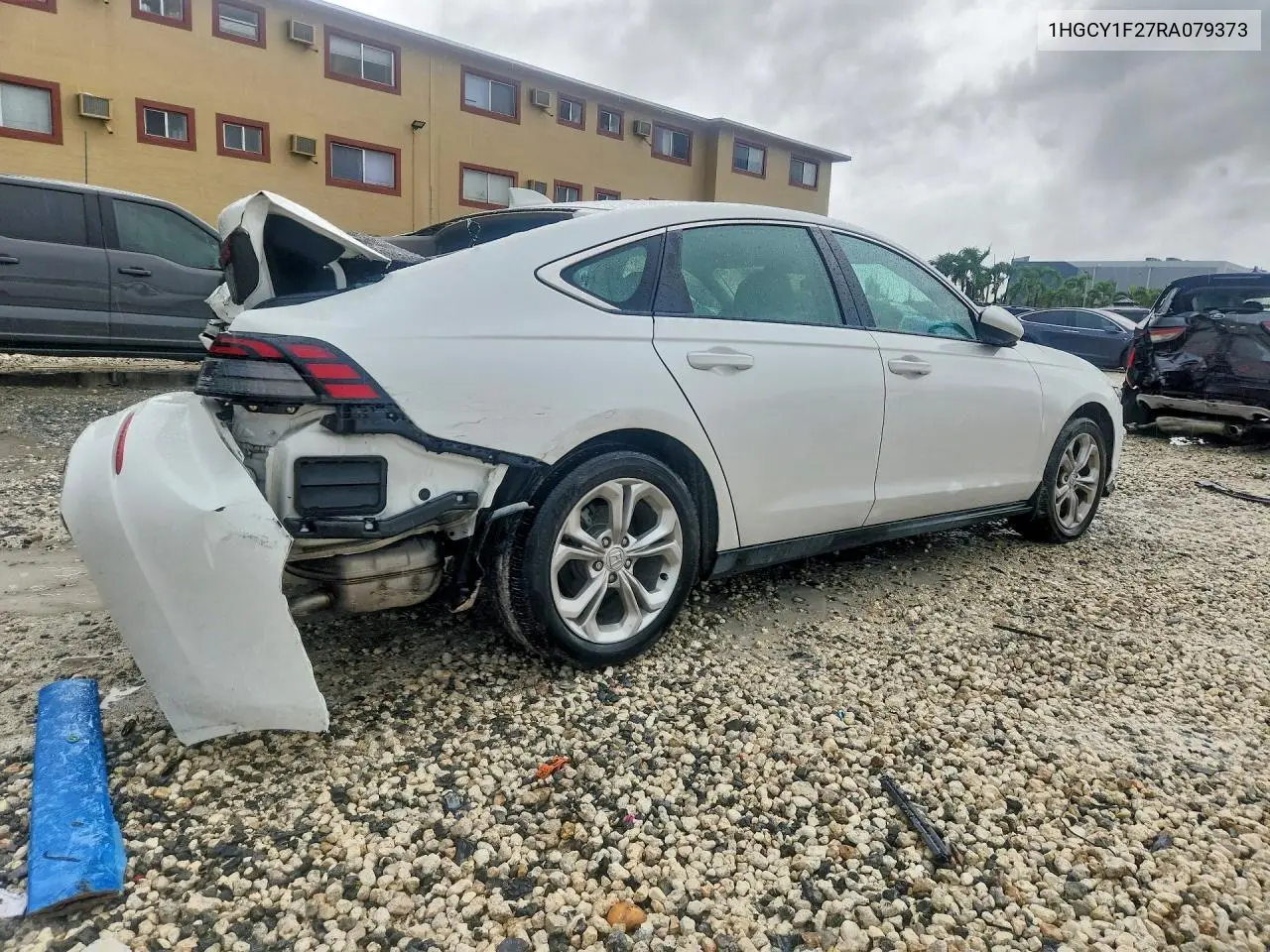 2024 HONDA ACCORD VIN 1HGCY1F27RA079373 — фото 3