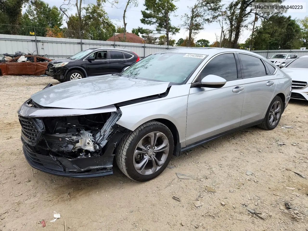 HONDA ACCORD 2024, VIN 1HGCY1F31RA040223