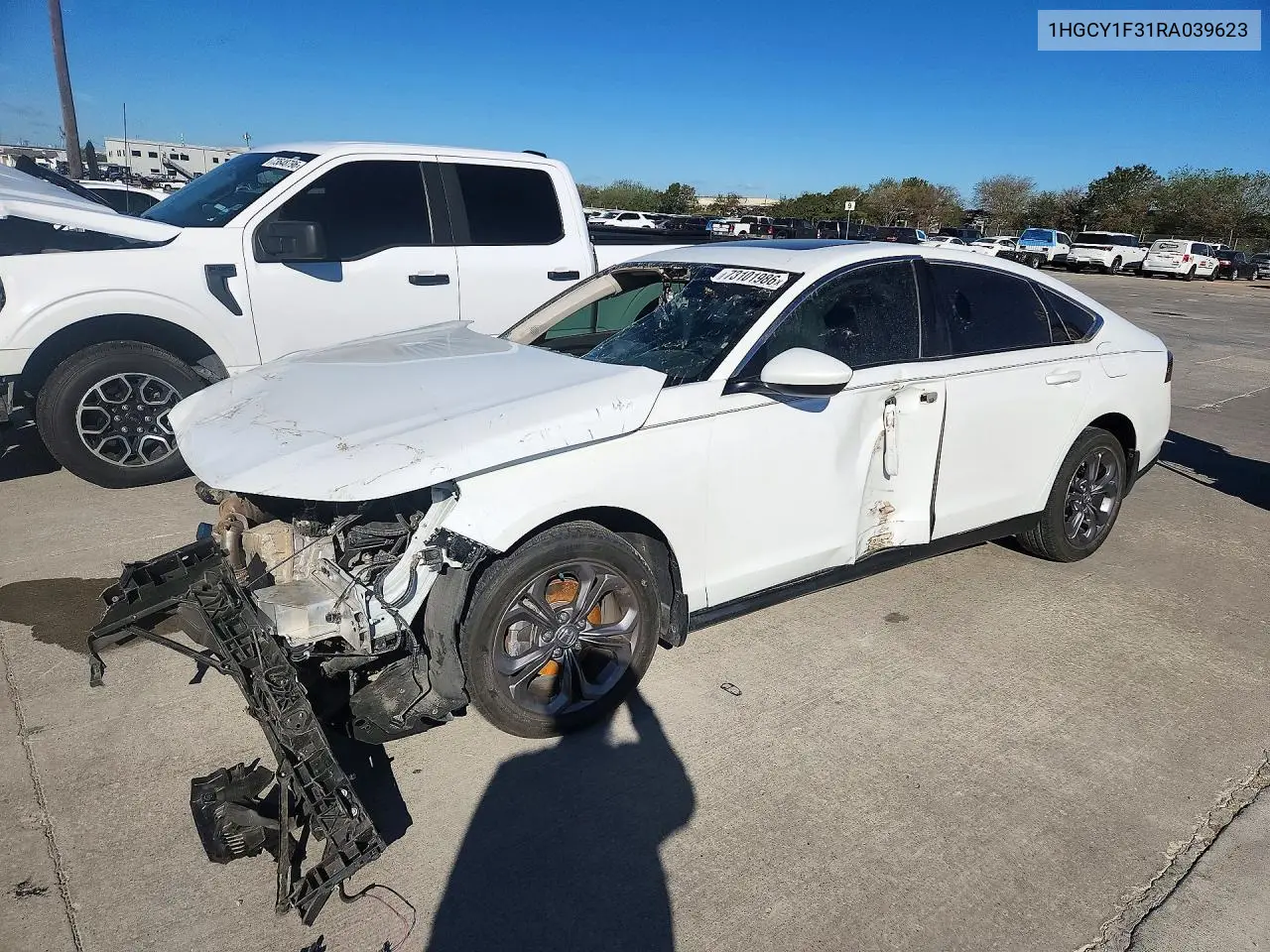 HONDA ACCORD 2024, VIN 1HGCY1F31RA039623