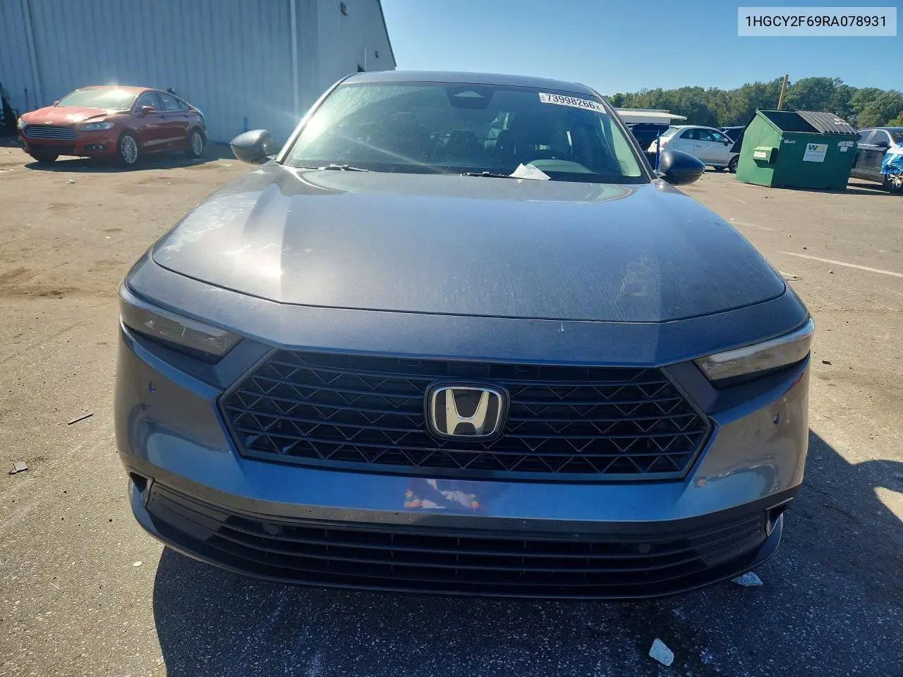 2024 HONDA ACCORD VIN 1HGCY2F69RA078931 — фото 5