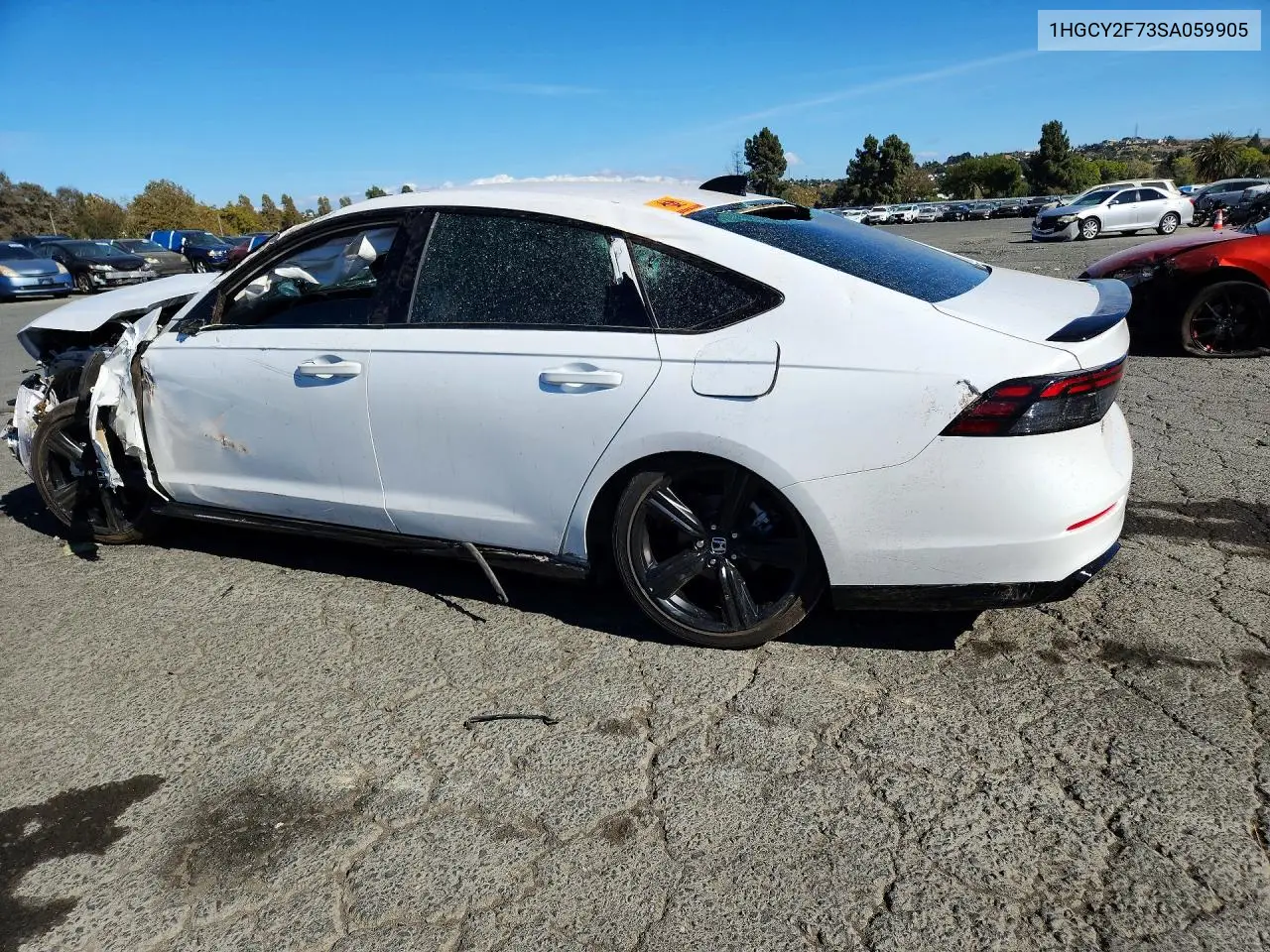 2025 HONDA ACCORD VIN 1HGCY2F73SA059905 — фото 2