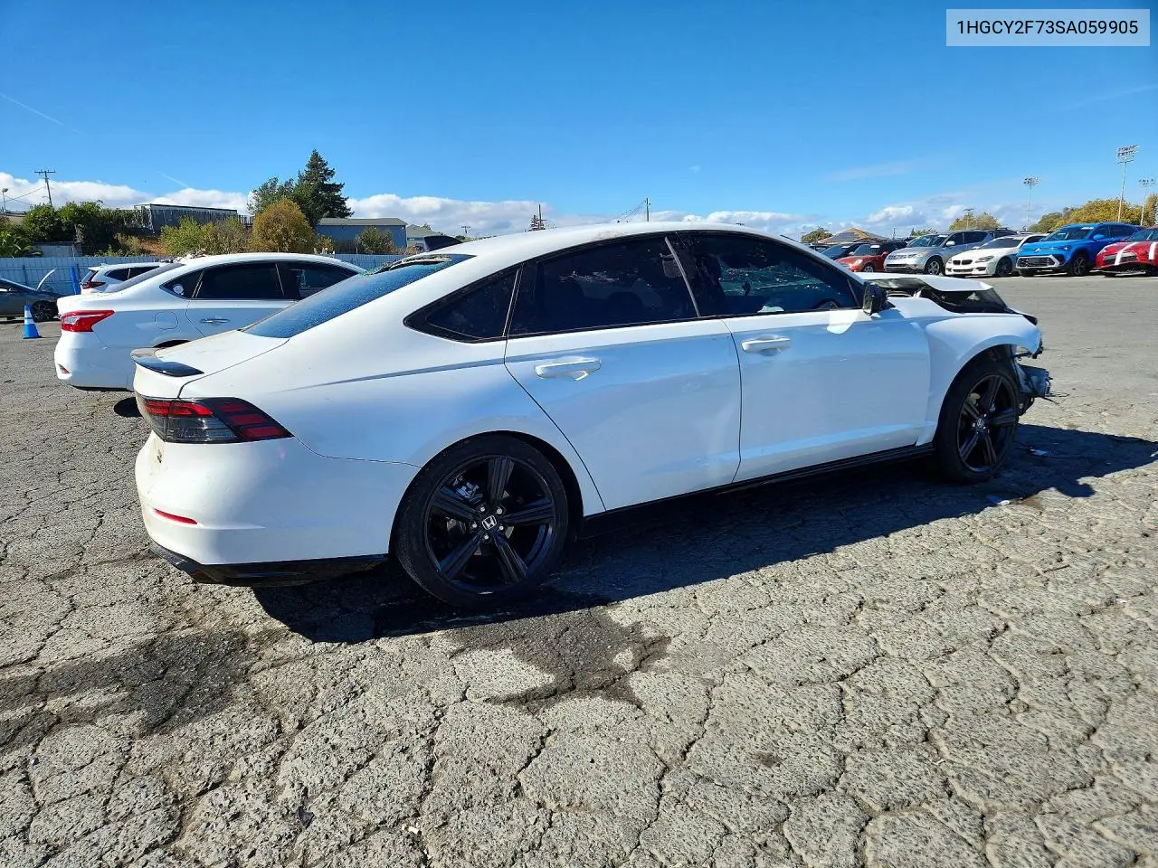 2025 HONDA ACCORD VIN 1HGCY2F73SA059905 — фото 3