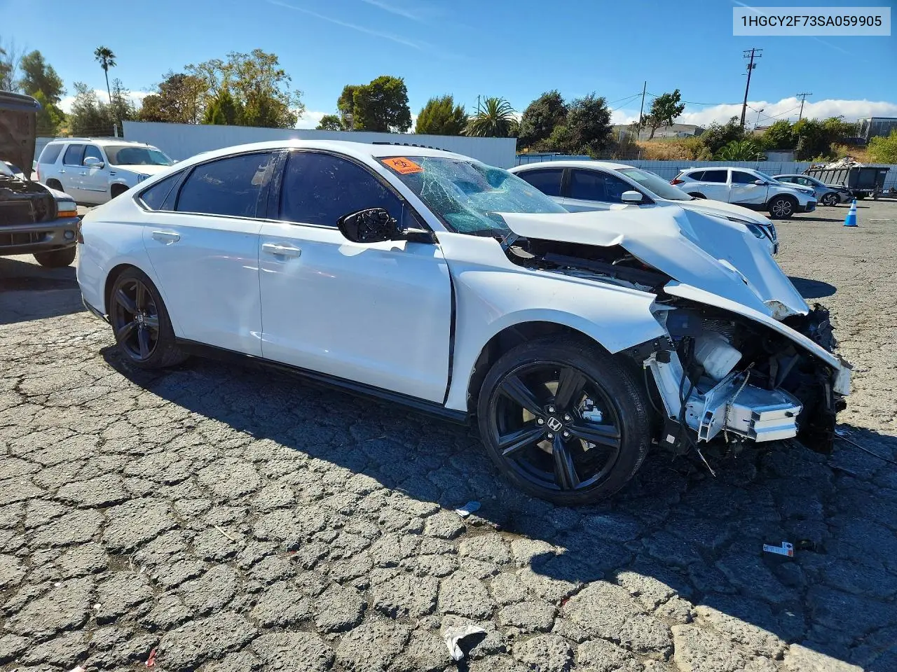 2025 HONDA ACCORD VIN 1HGCY2F73SA059905 — фото 4