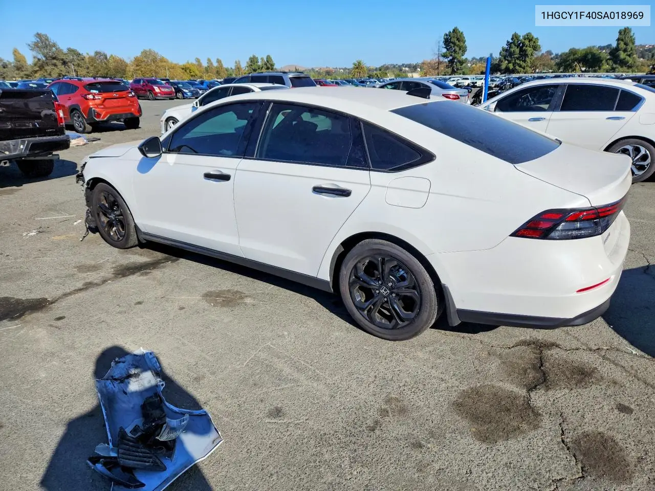 2025 HONDA ACCORD VIN 1HGCY1F40SA018969 — фото 2