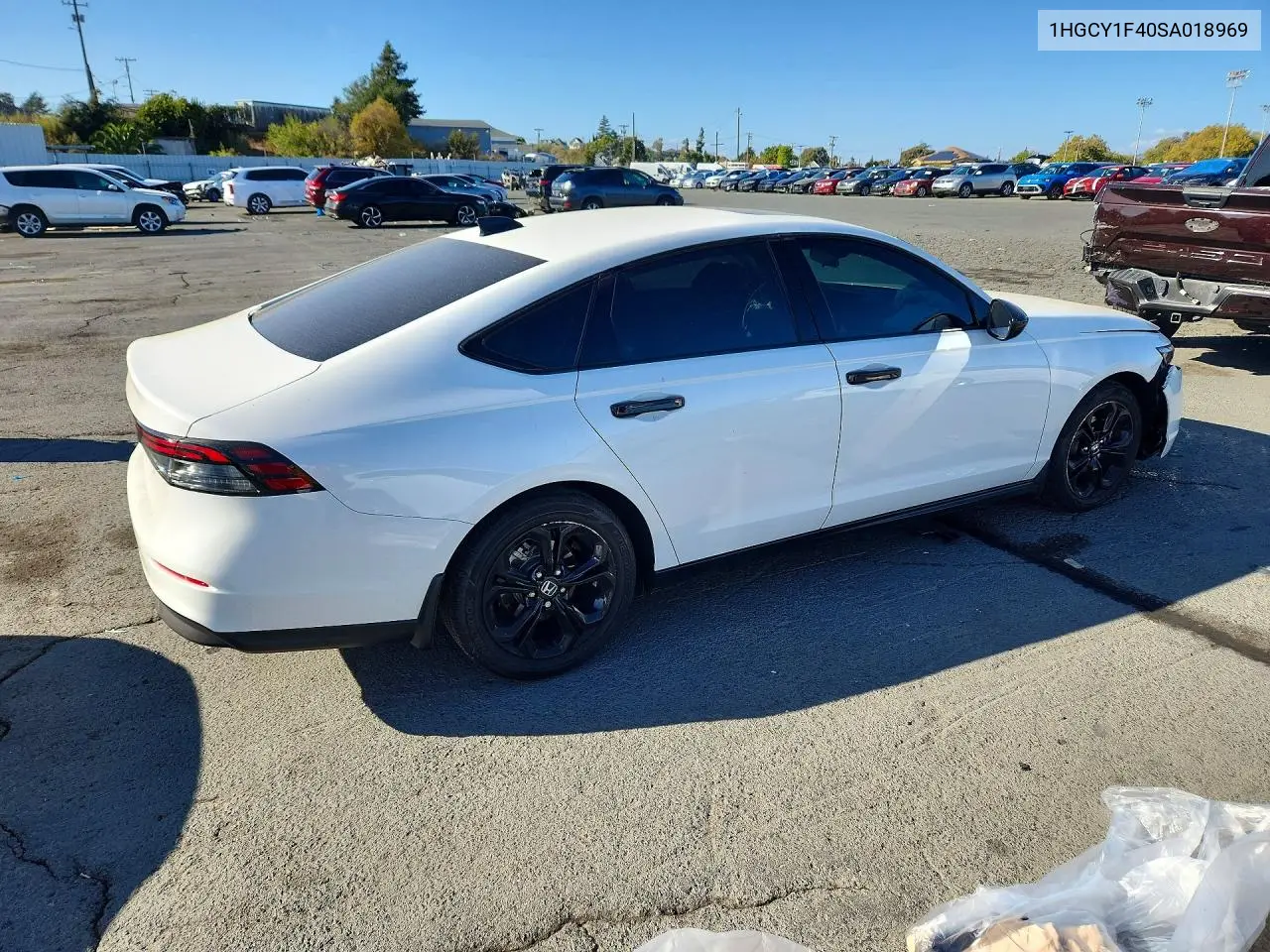 2025 HONDA ACCORD VIN 1HGCY1F40SA018969 — фото 3