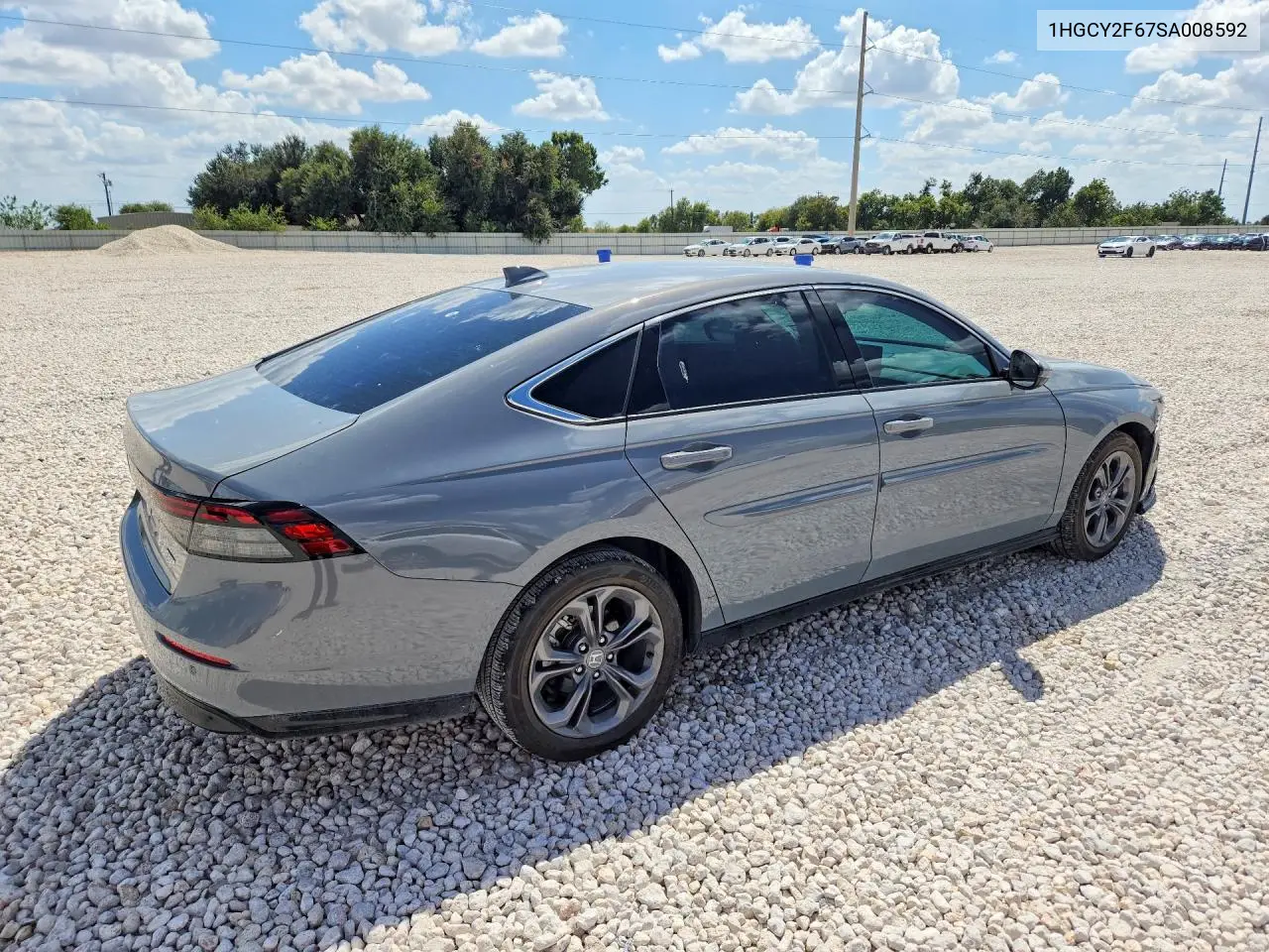 2025 HONDA ACCORD VIN 1HGCY2F67SA008592 — фото 3